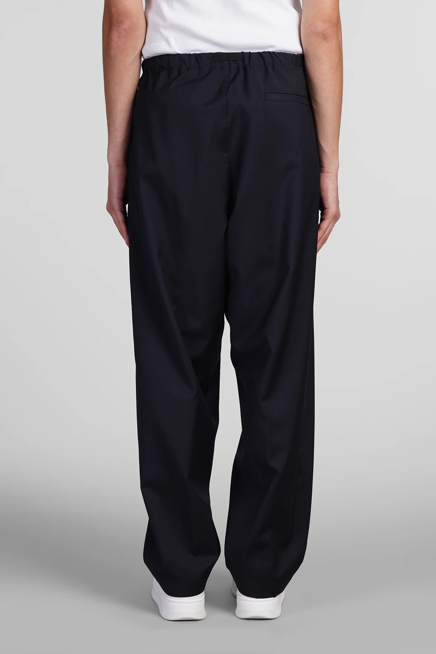 Pants in blue wool - Image 3