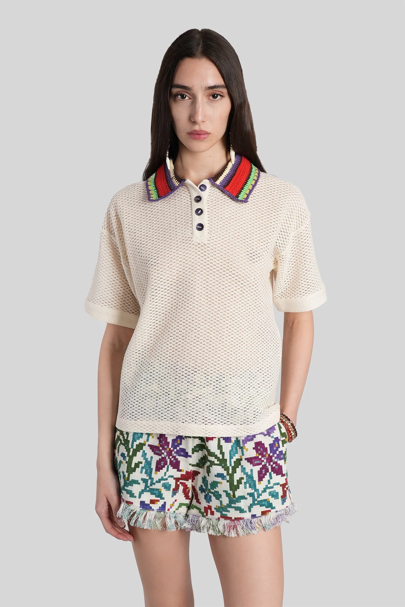Leo Polo in beige cotton