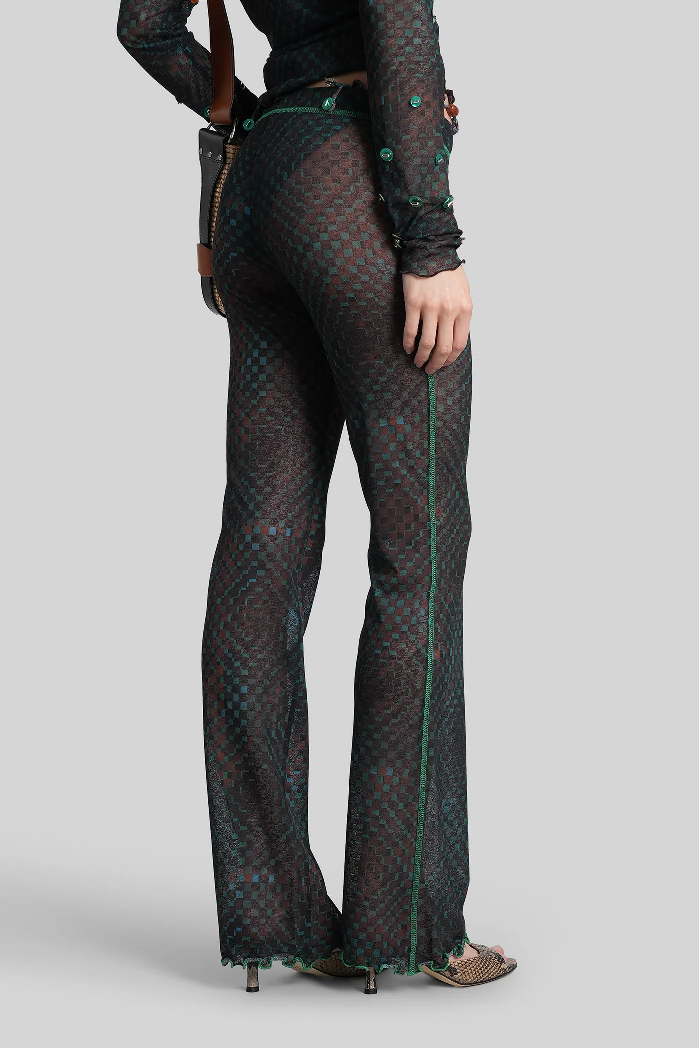 Pants in multicolor polyester - Image 3
