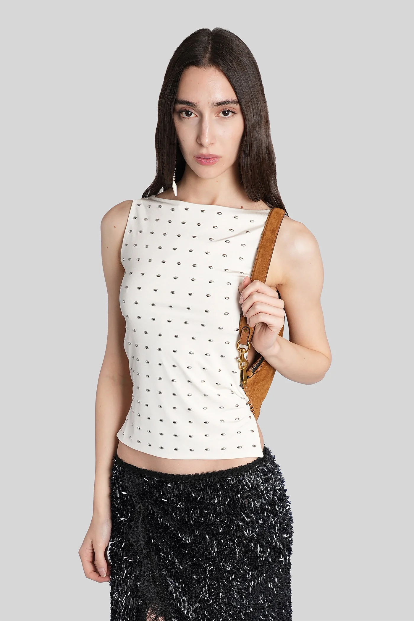 Zelena Topwear in beige polyester - Image 2