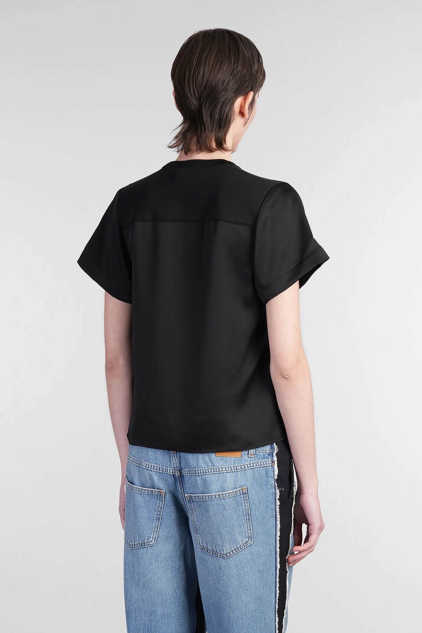 Addy T-Shirt in black acetate - Image 3
