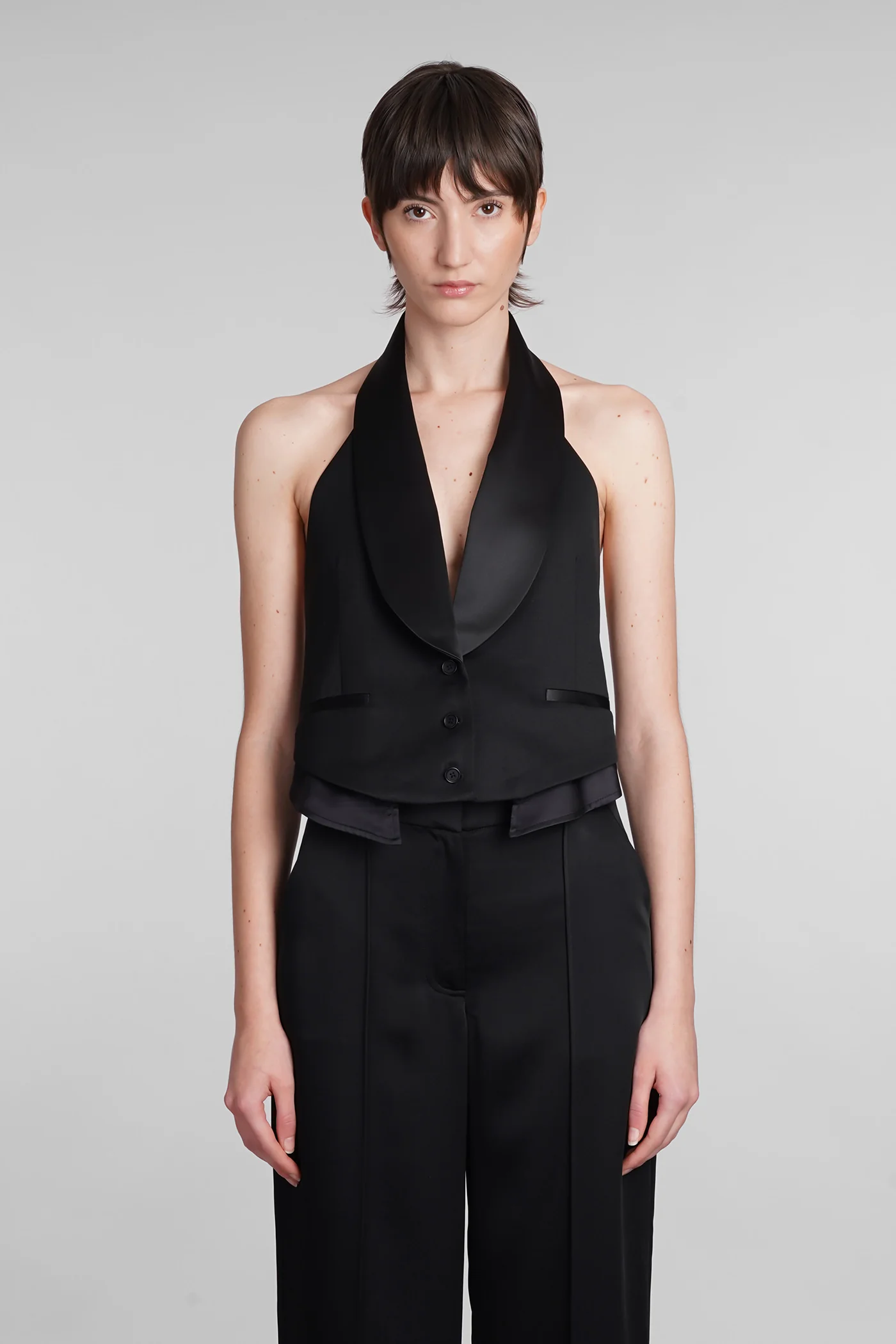 Albany Topwear in black wool