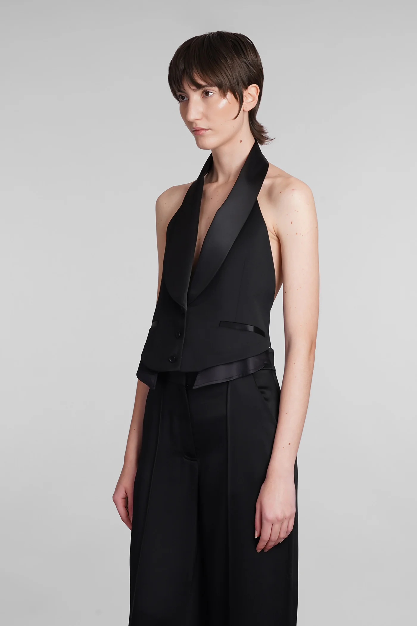 Albany Topwear in black wool - Image 4