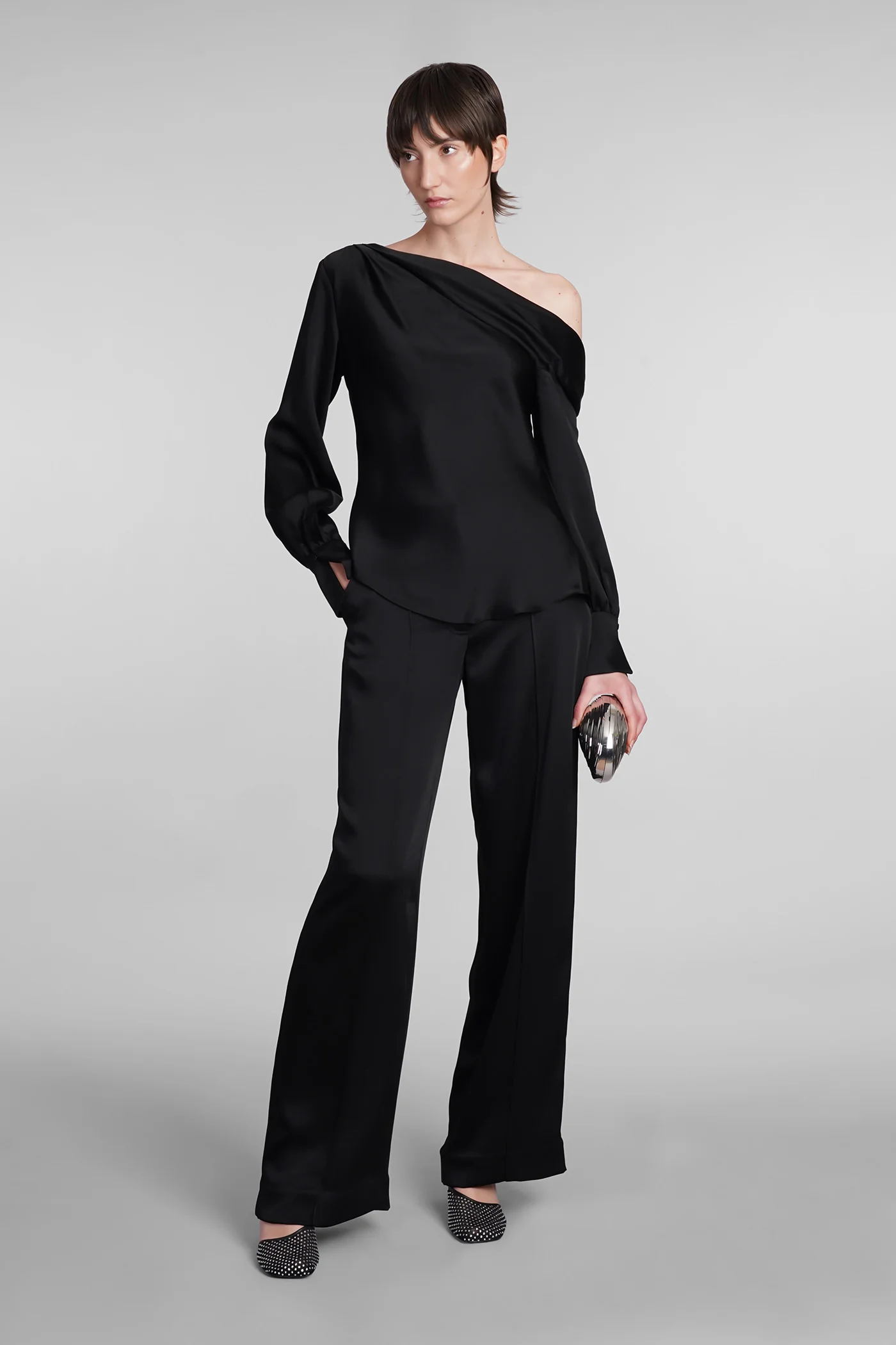 Alice Topwear in black acetate - Image 2