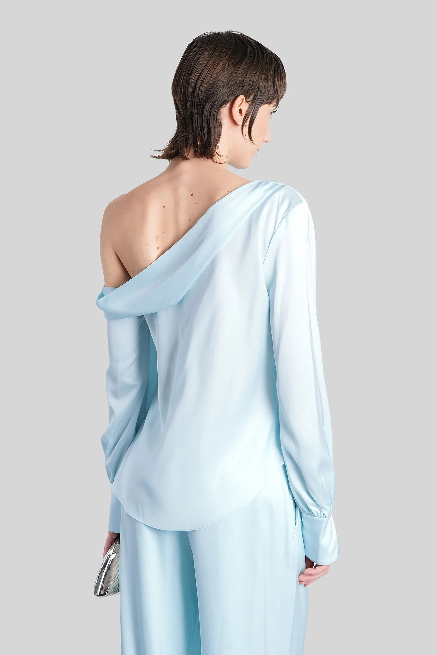 Alice Topwear in cyan acetate - Image 3