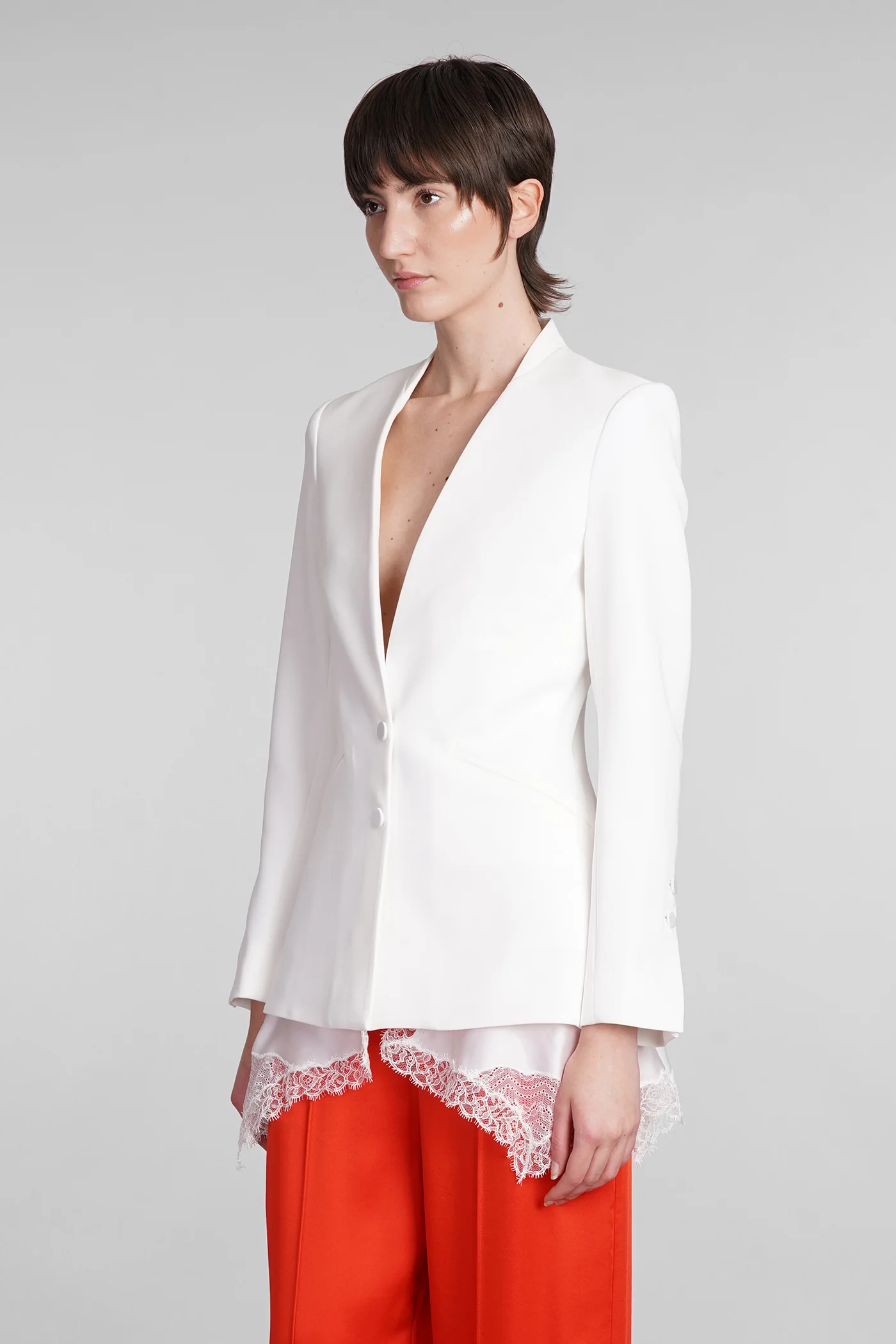 Allie Blazer in white acrylic - Image 4