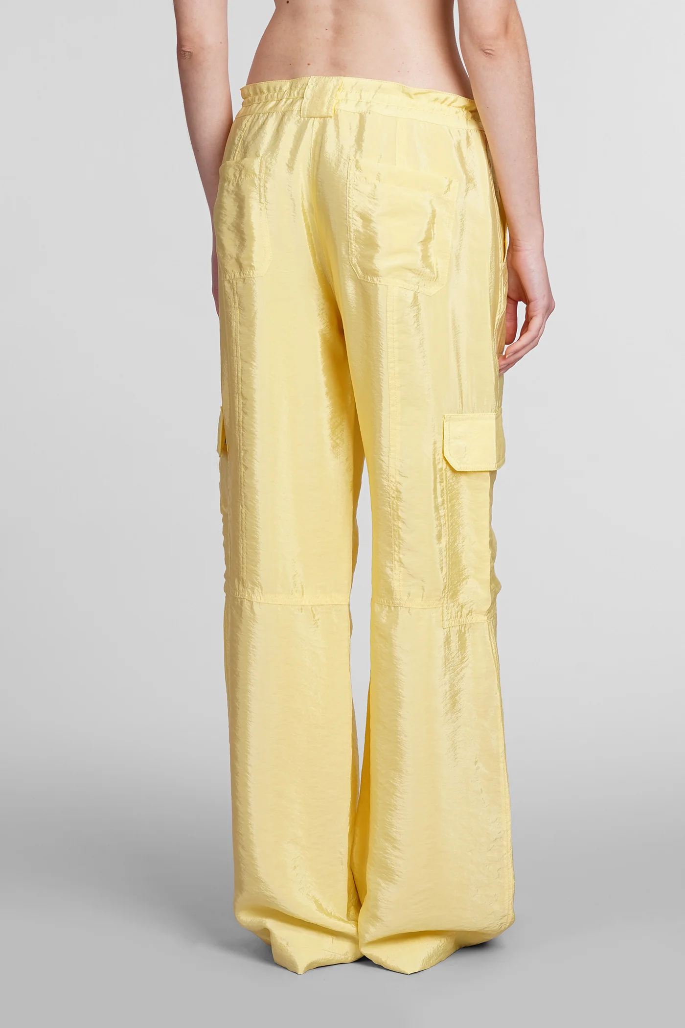 Aurora Pants in yellow Rayon - Image 3