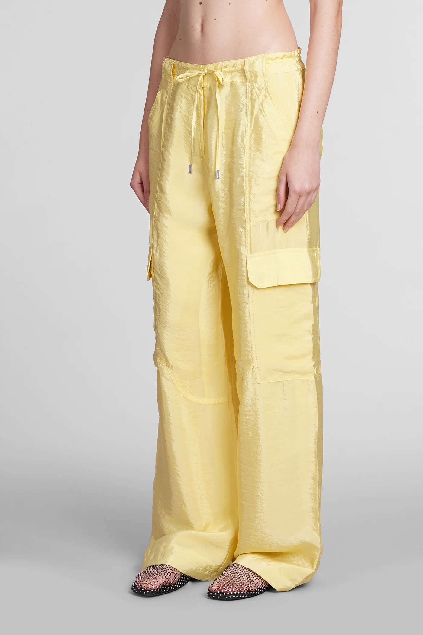 Aurora Pants in yellow Rayon - Image 4