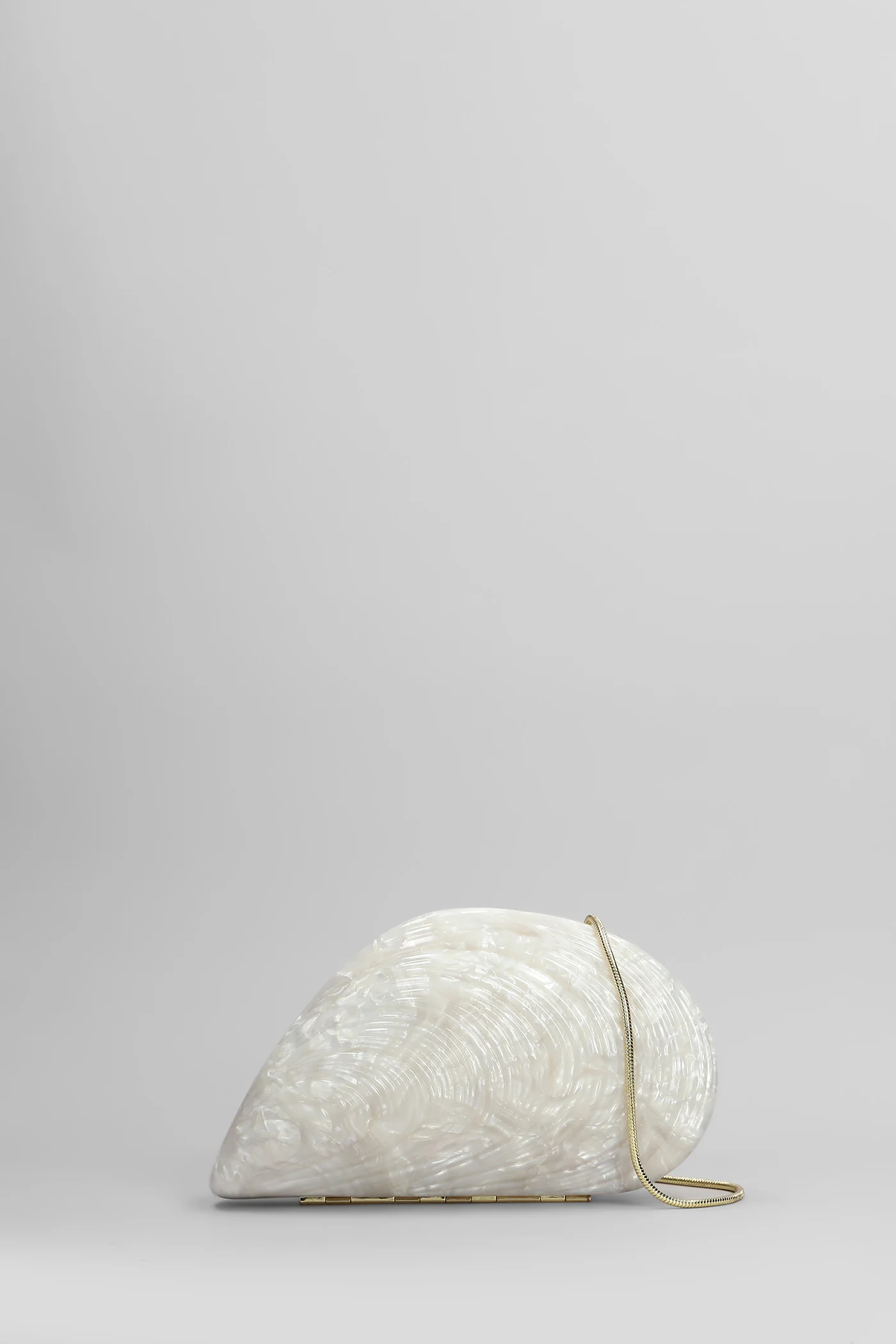 Bridget Clutch in beige brass
