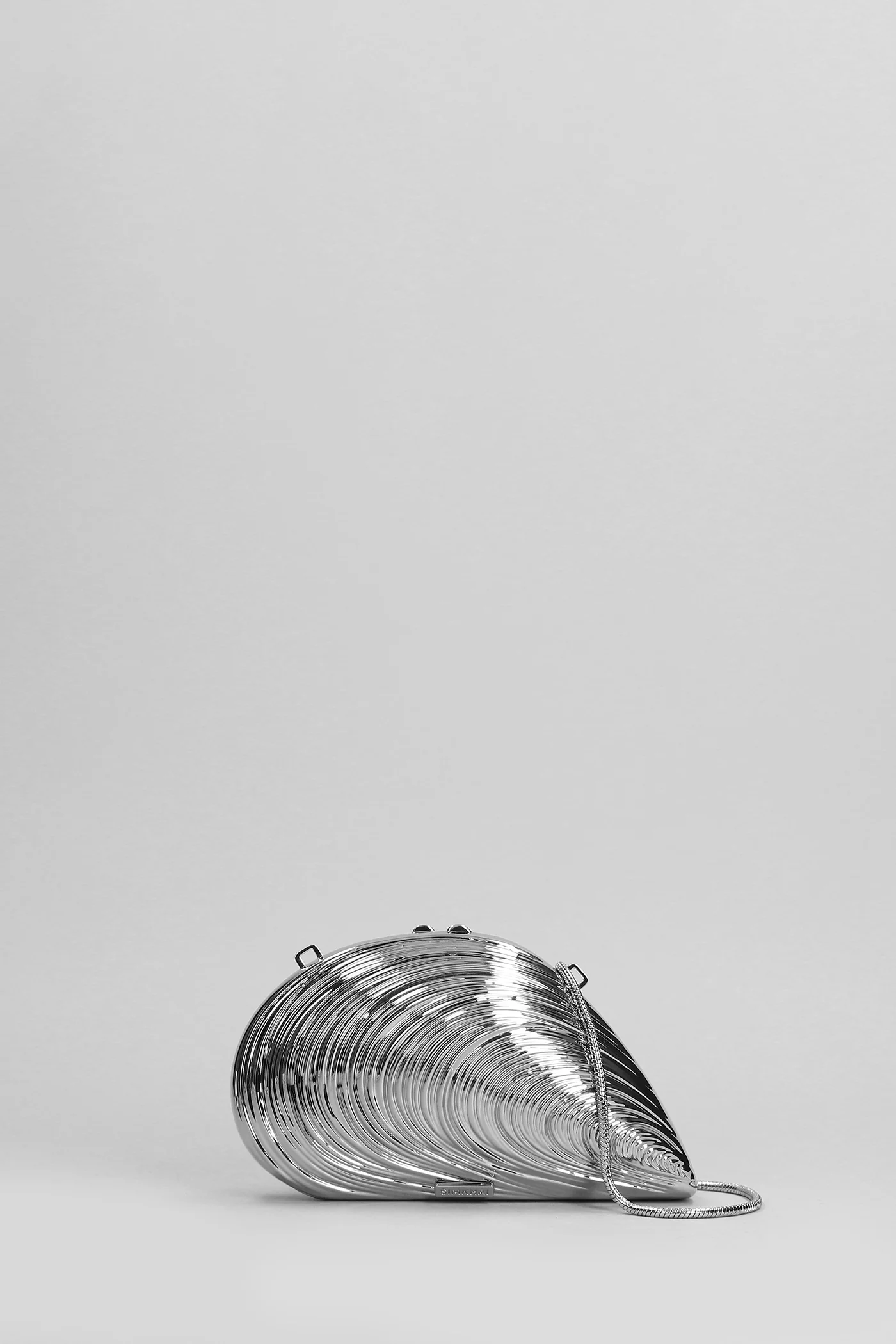 Bridget Clutch in silver Aluminum