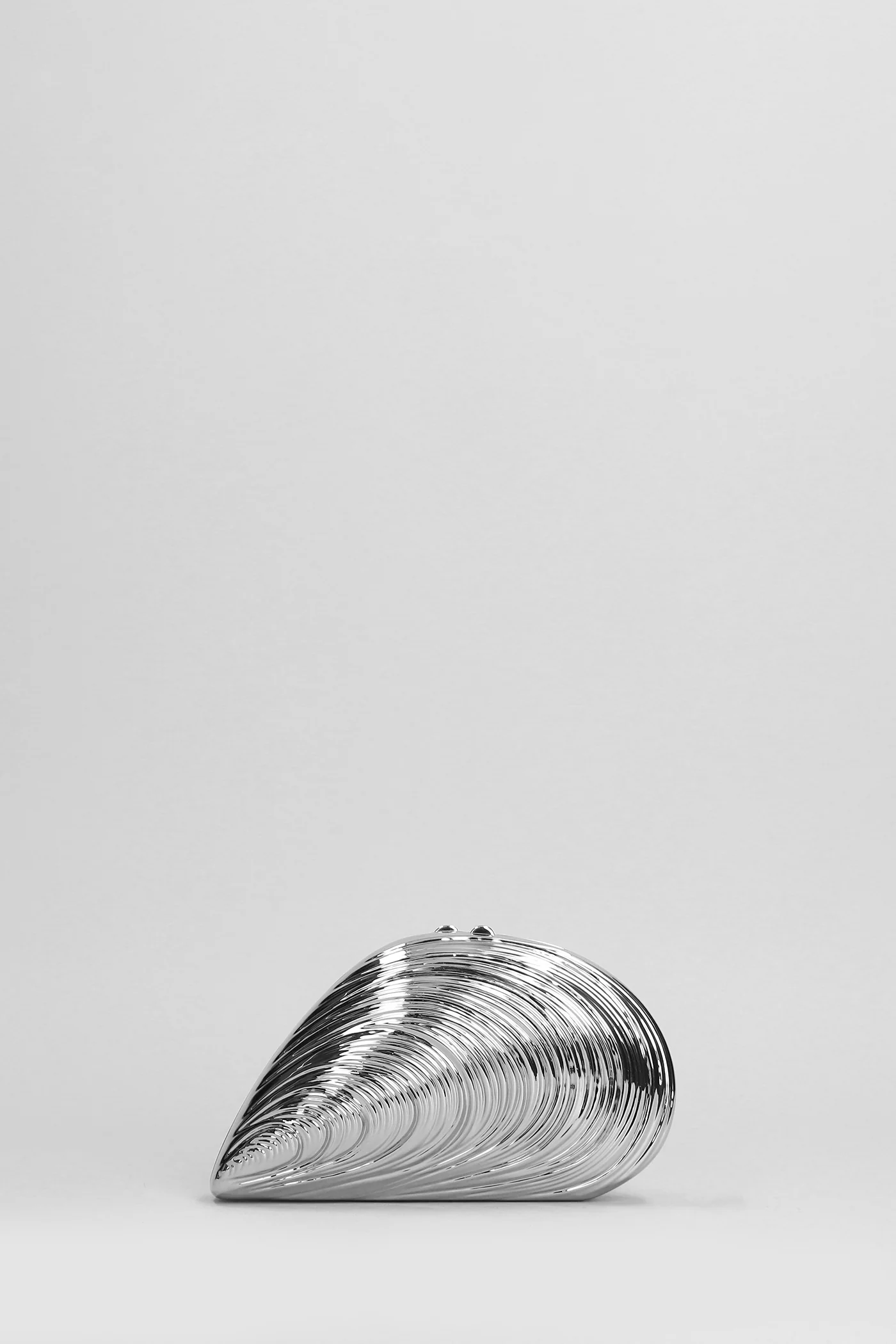 Bridget Clutch in silver Aluminum - Image 3