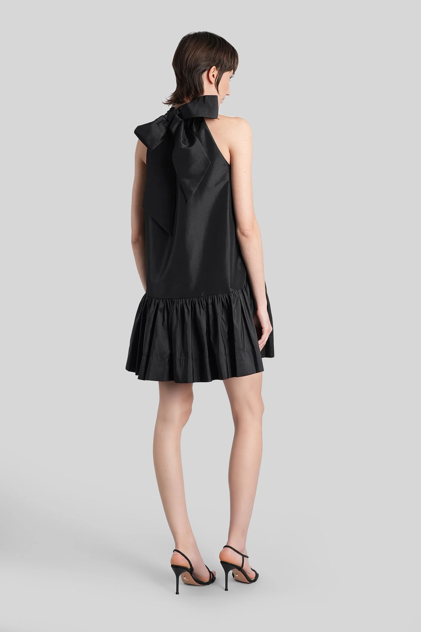 Hope Mini dress in black polyester - Image 3
