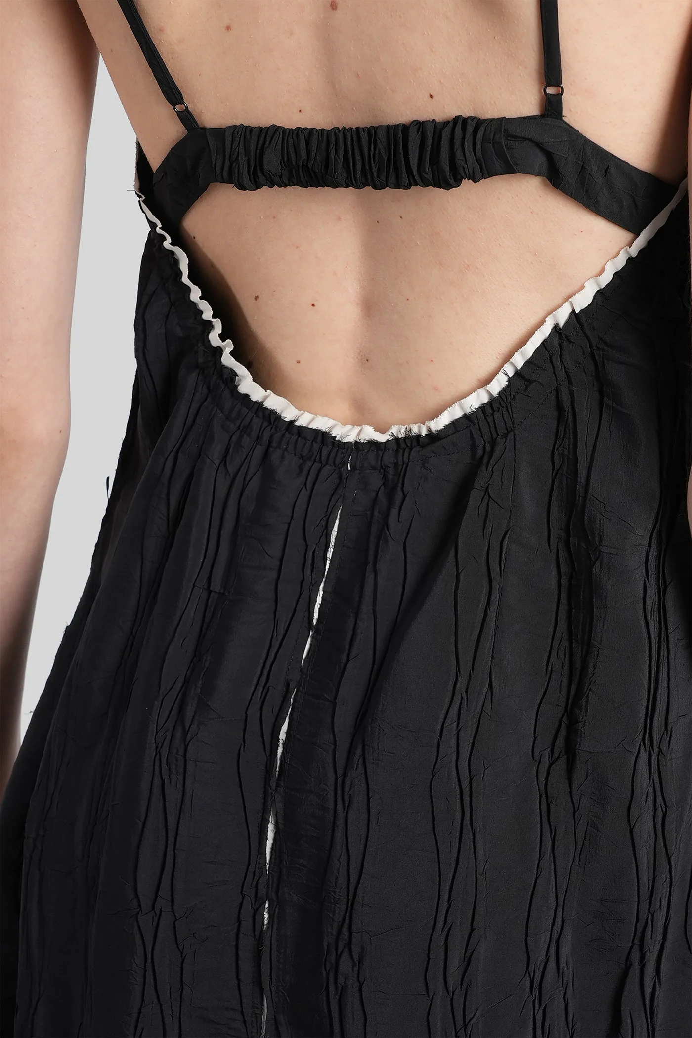 Leah Long dress in black polyester - Image 5