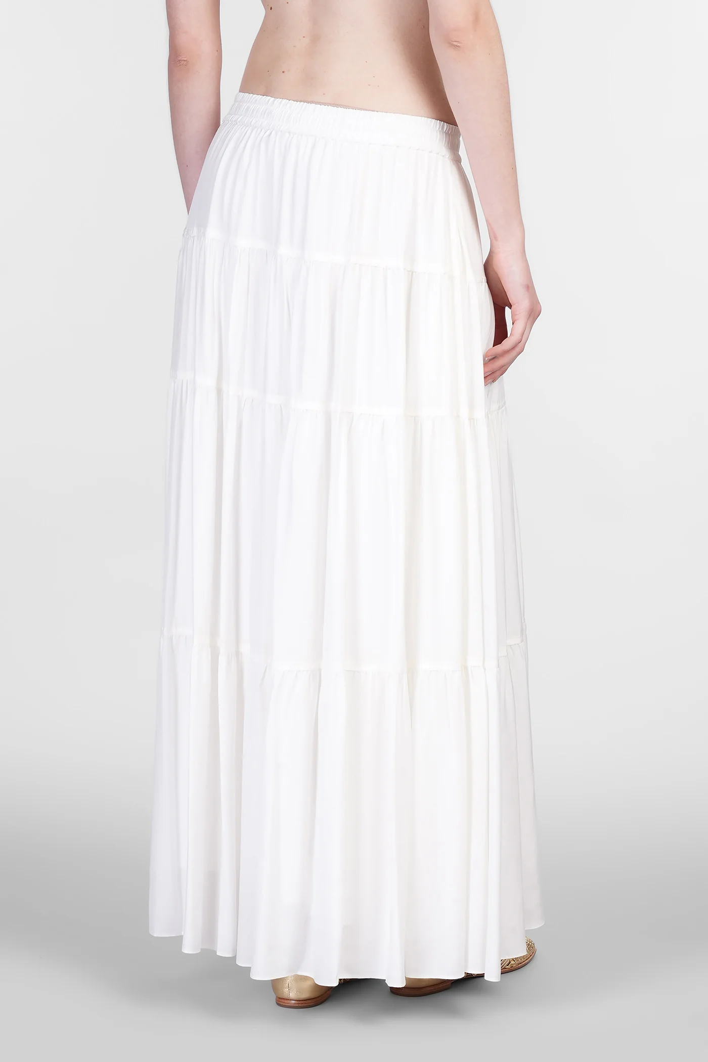 Lulee Skirt in beige viscose - Image 3