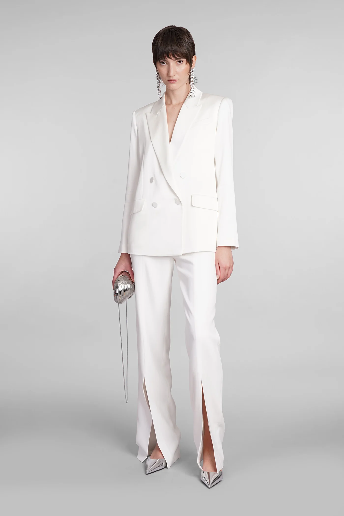 Norah Blazer in white acetate - Image 2