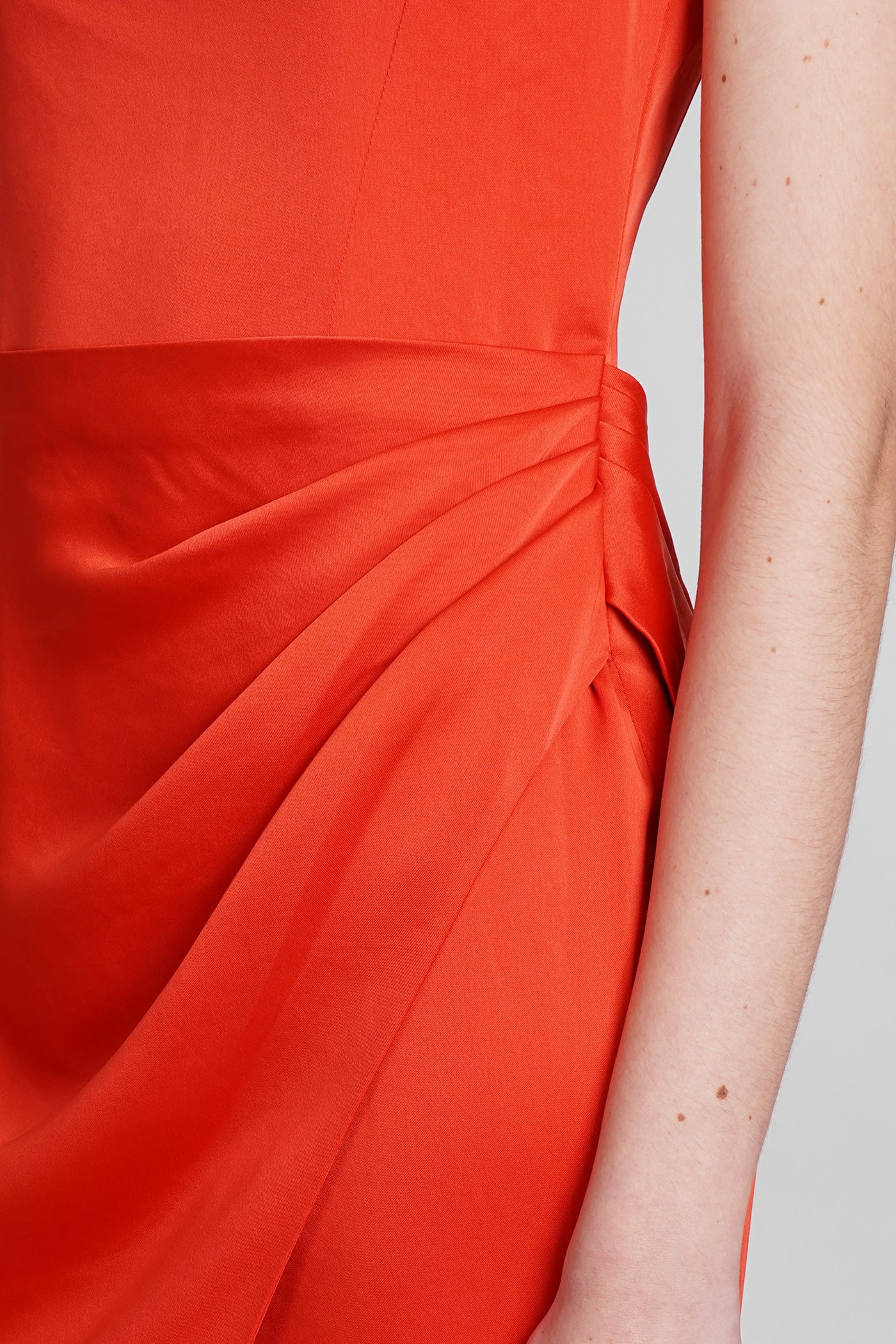 Tommy Dress woman in red acetate - Image 5