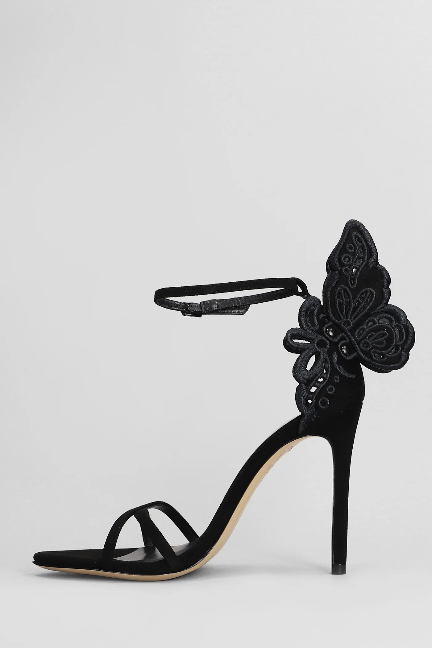 Chiara Sandals in black suede - Image 3