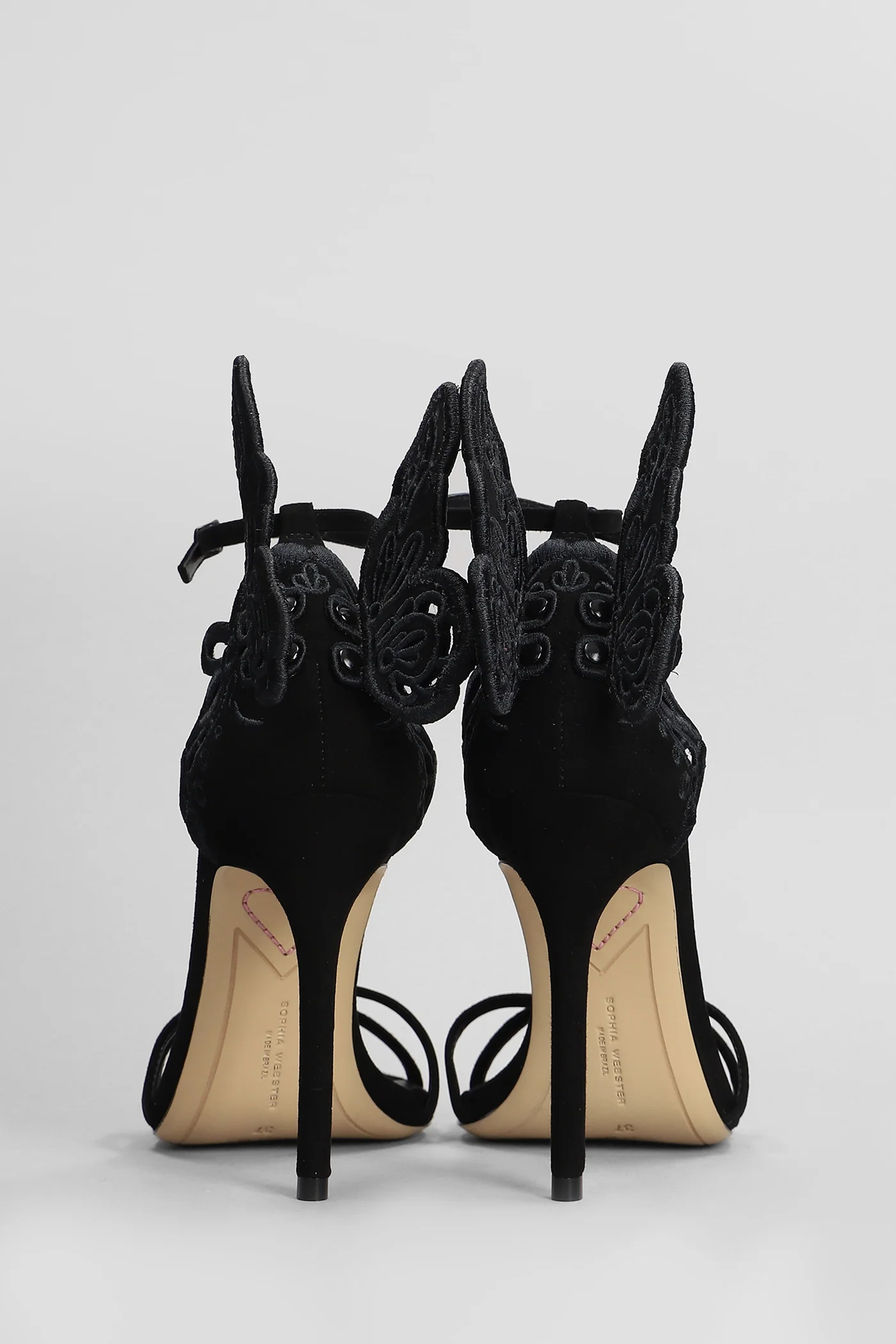 Chiara Sandals in black suede - Image 4