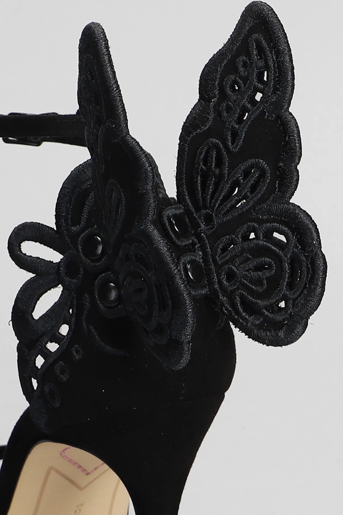 Chiara Sandals in black suede - Image 5