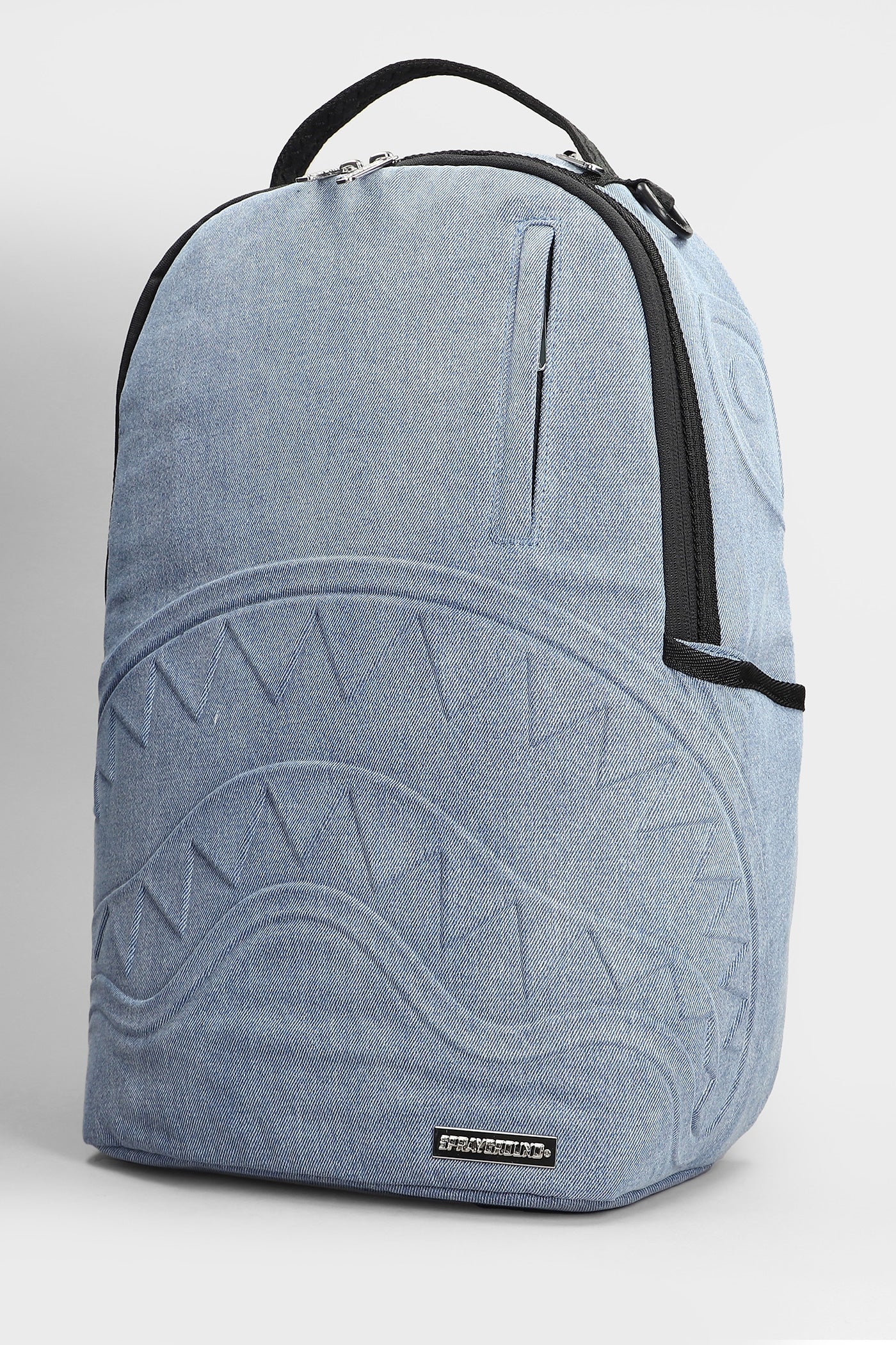 Backpack in blue cotton - Image 2