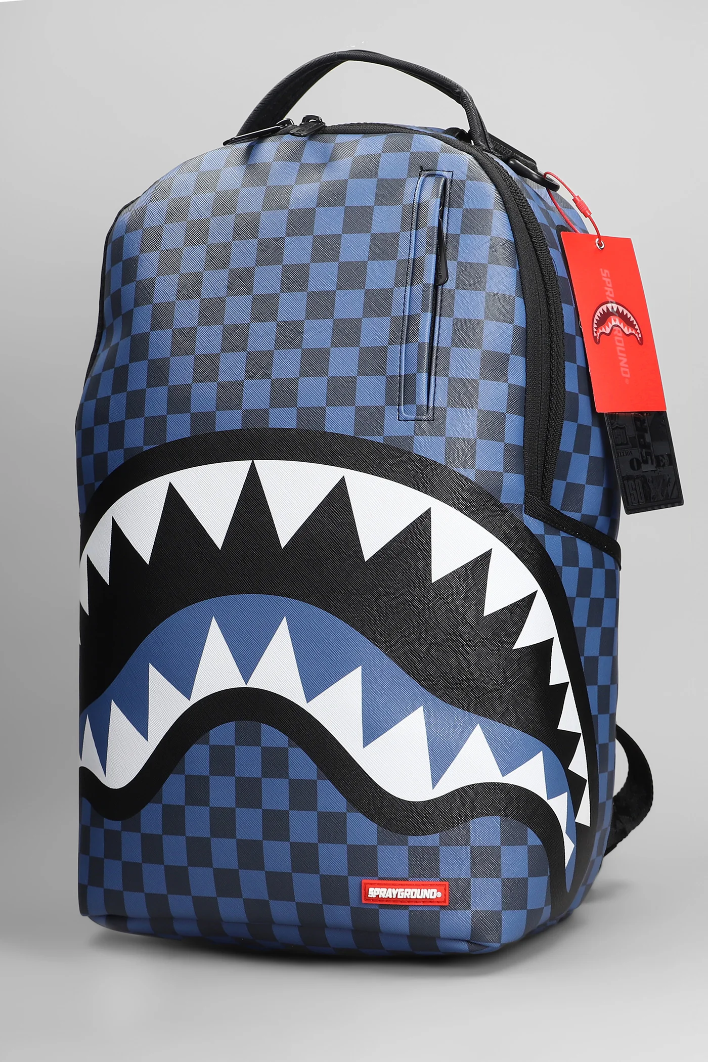 Backpack in blue PVC - Image 2