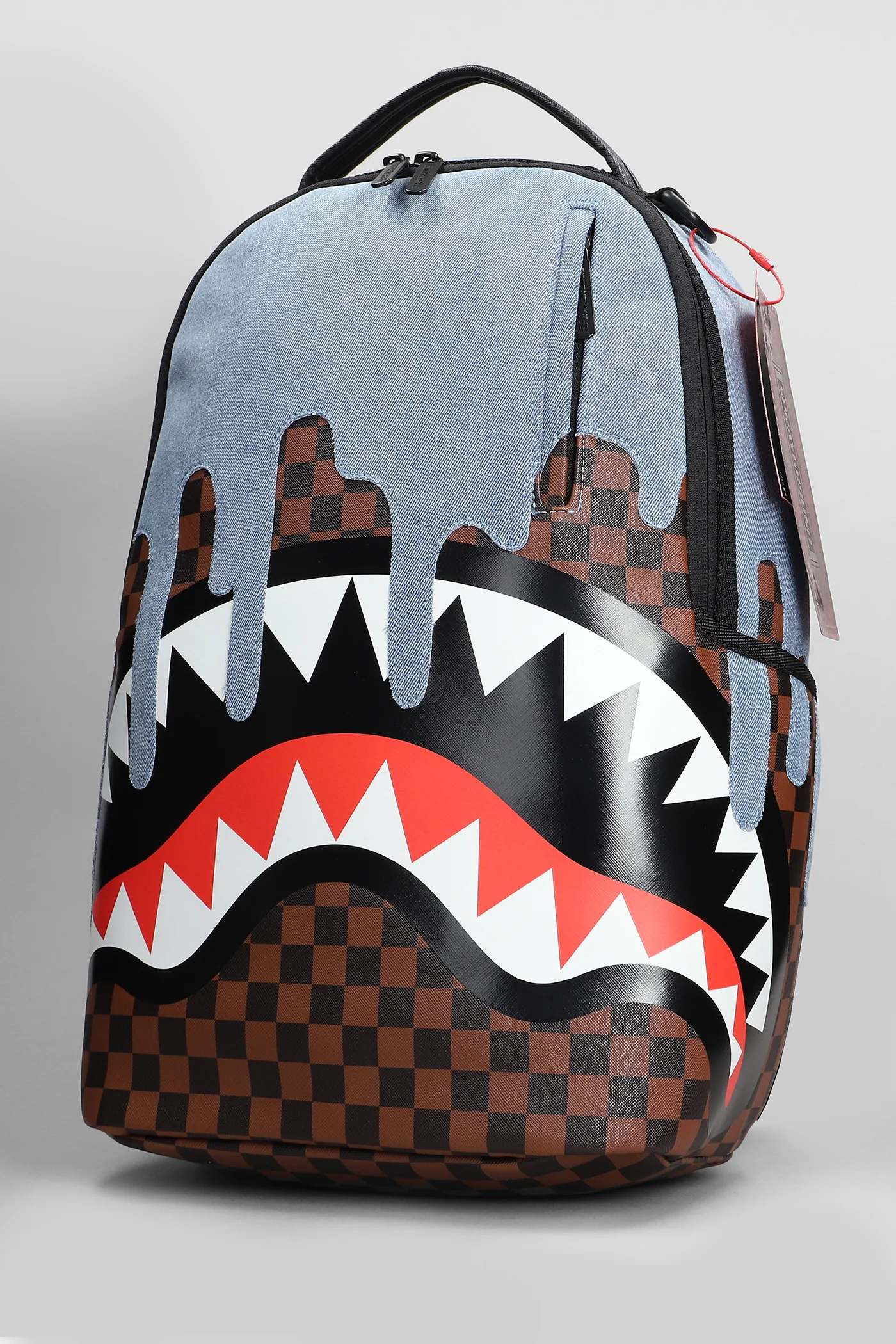 Backpack in brown PVC - Image 2