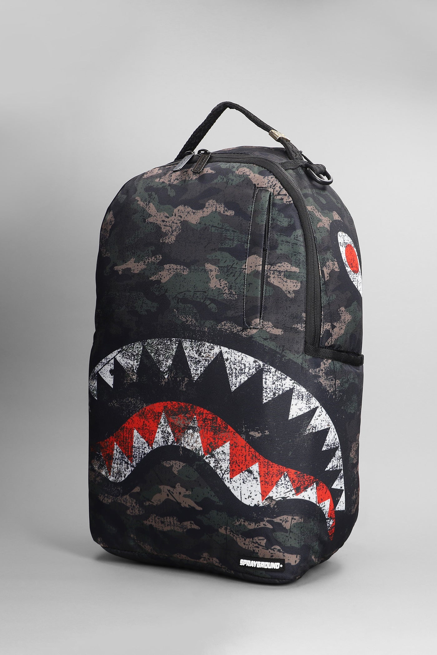 Backpack in camouflage polyester - Image 2