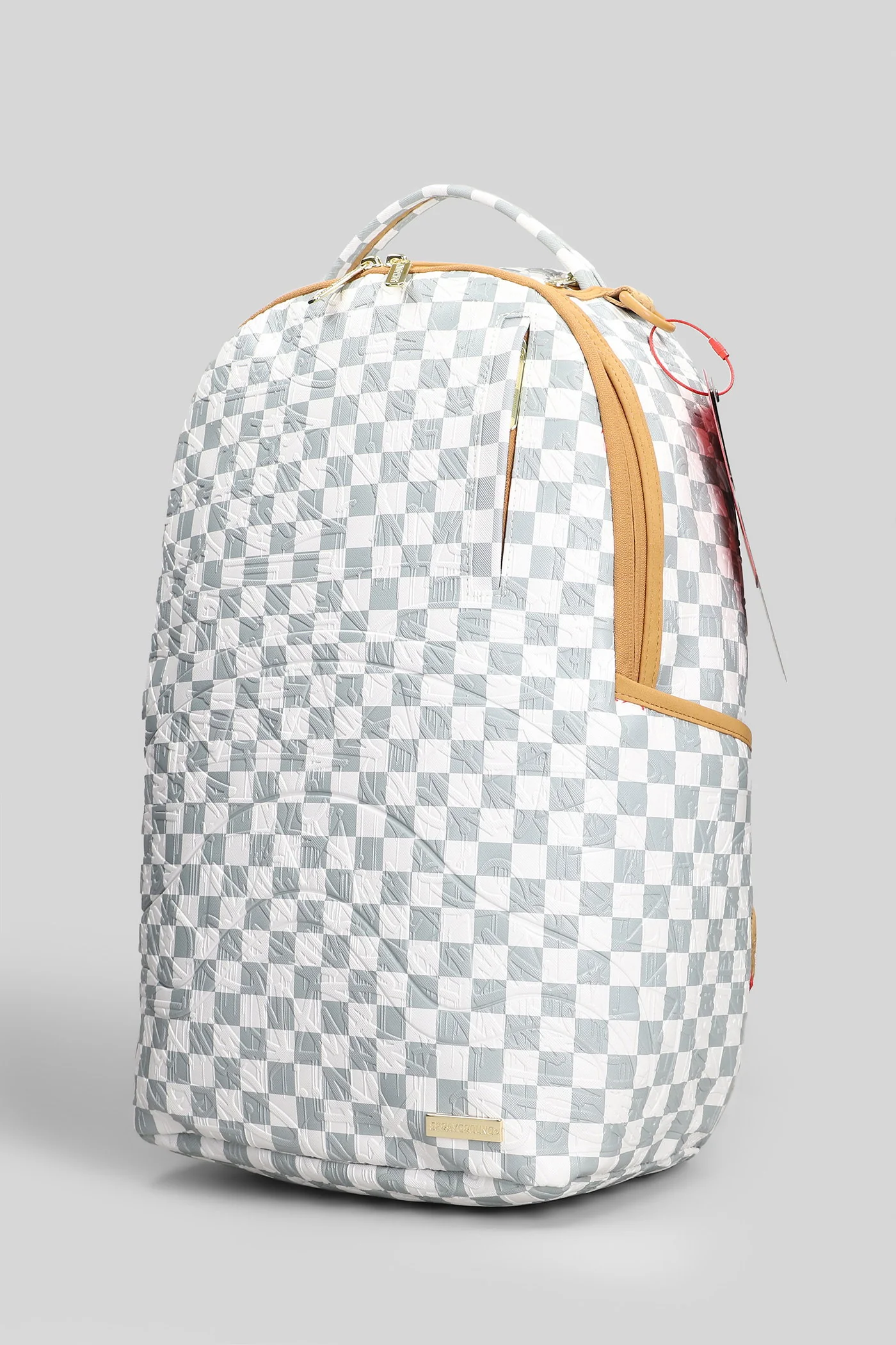 Backpack in white polyester - Image 2