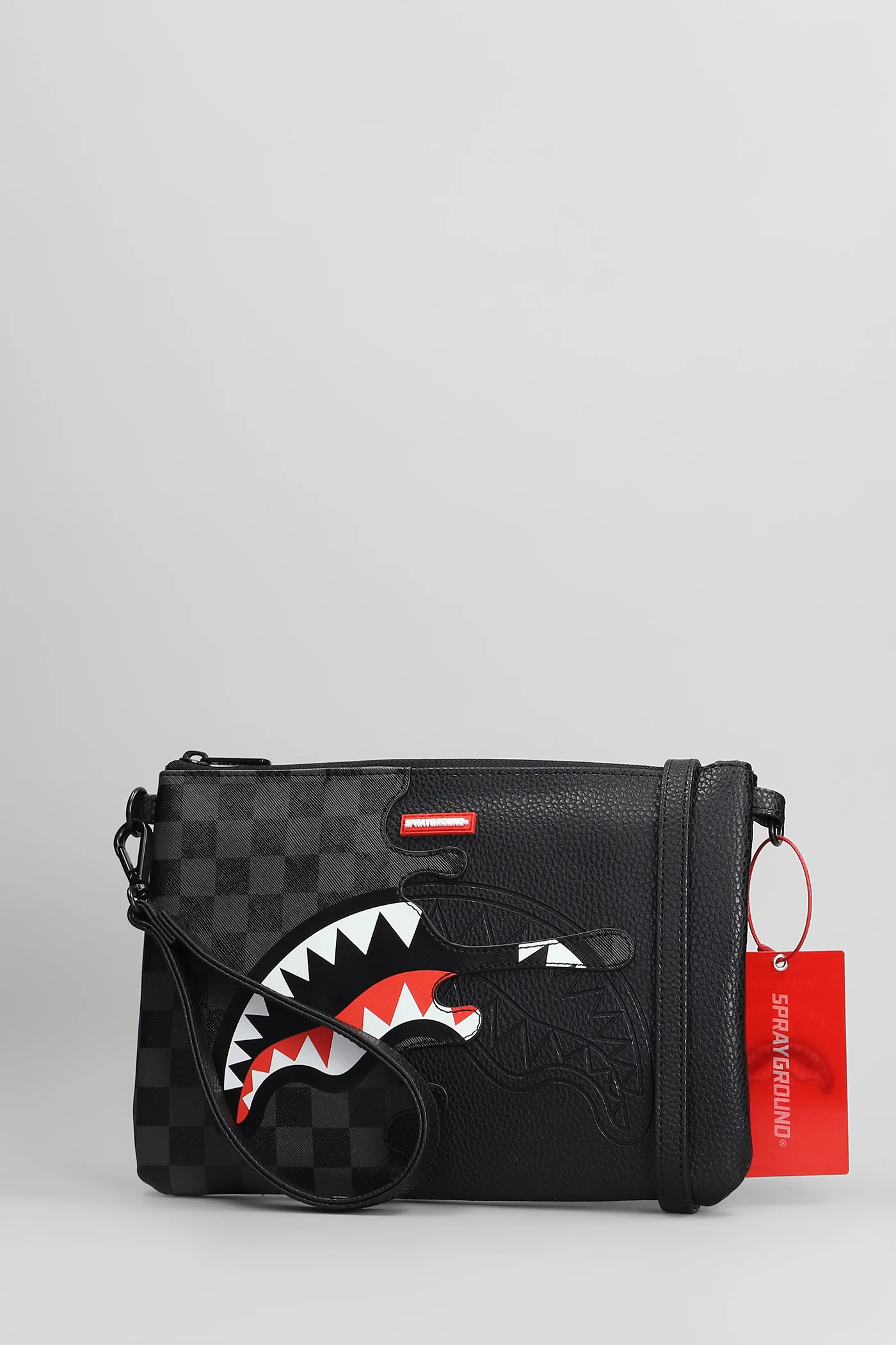 Clutch in black PVC - Image 2