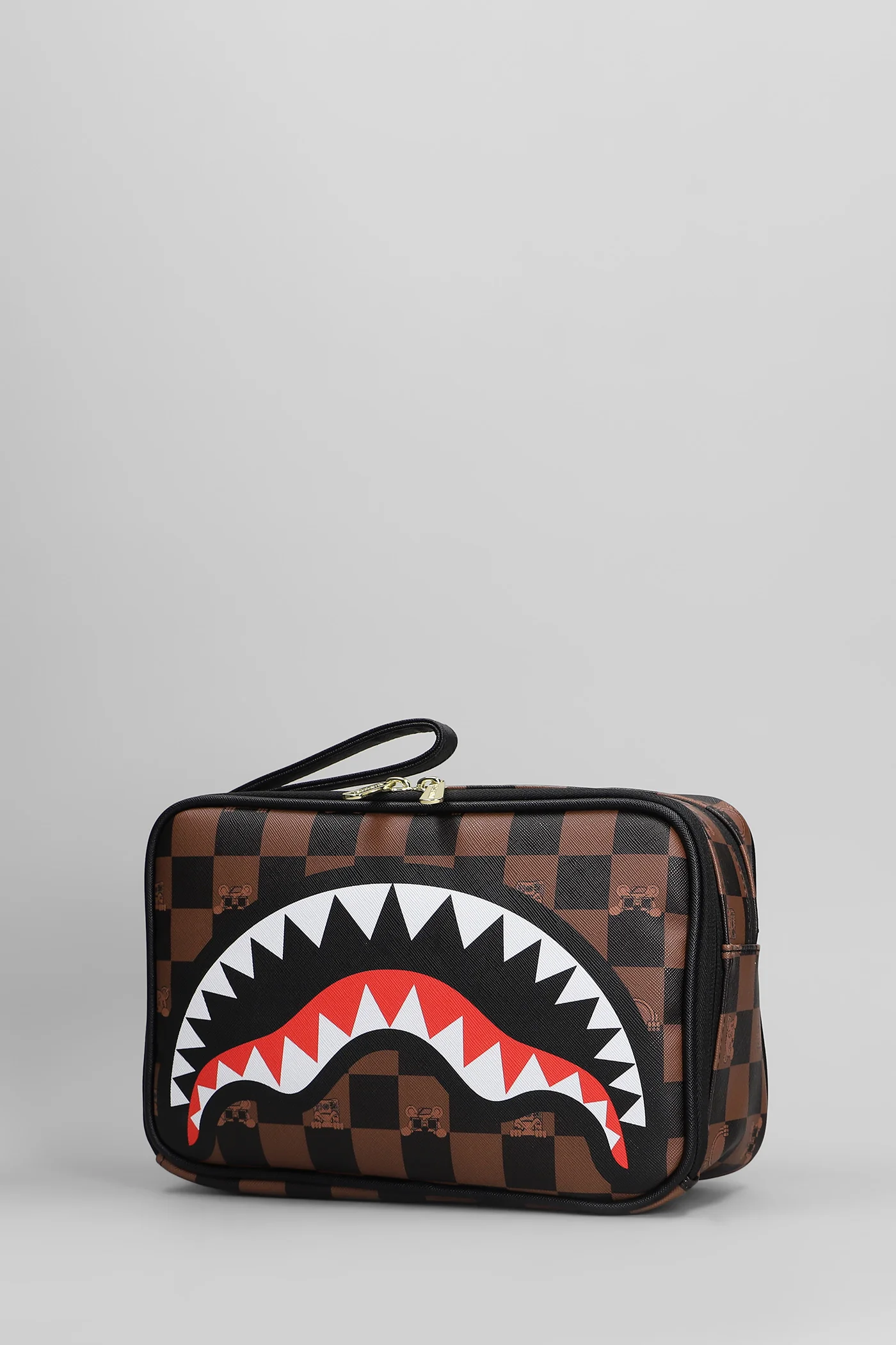 Clutch in brown PVC - Image 2
