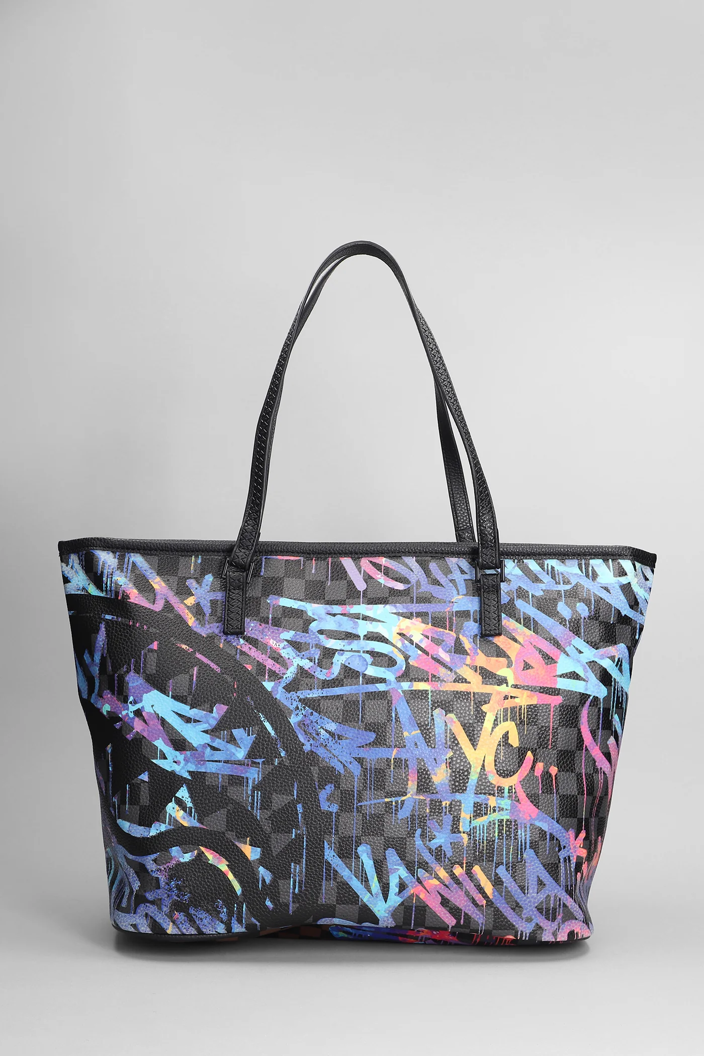 Tote in brown PVC