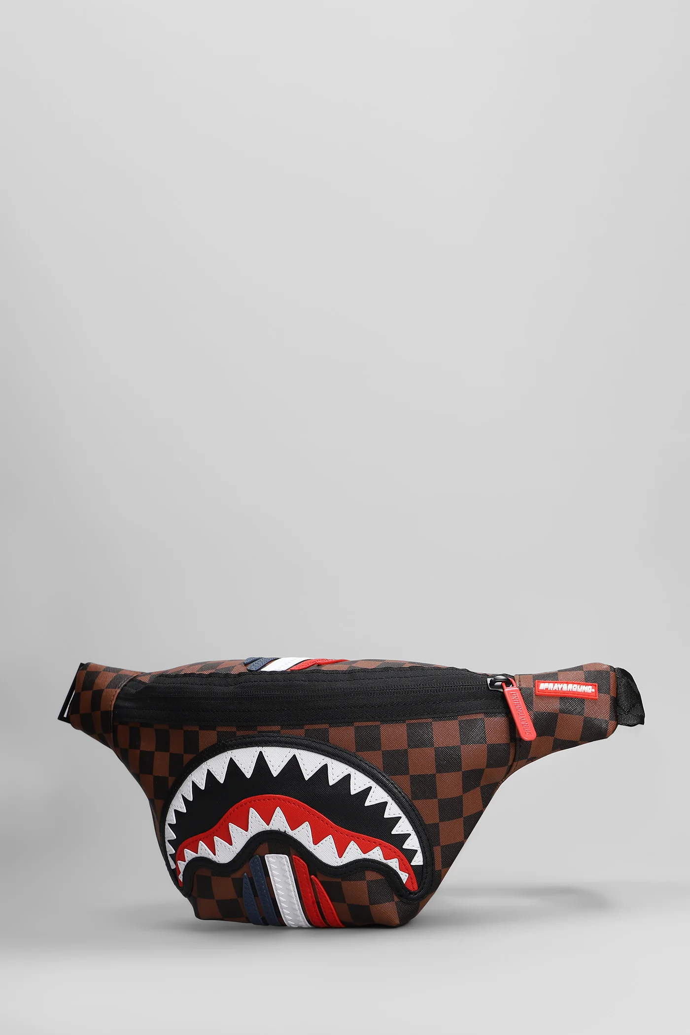 Waist Bag in brown PVC - Image 2