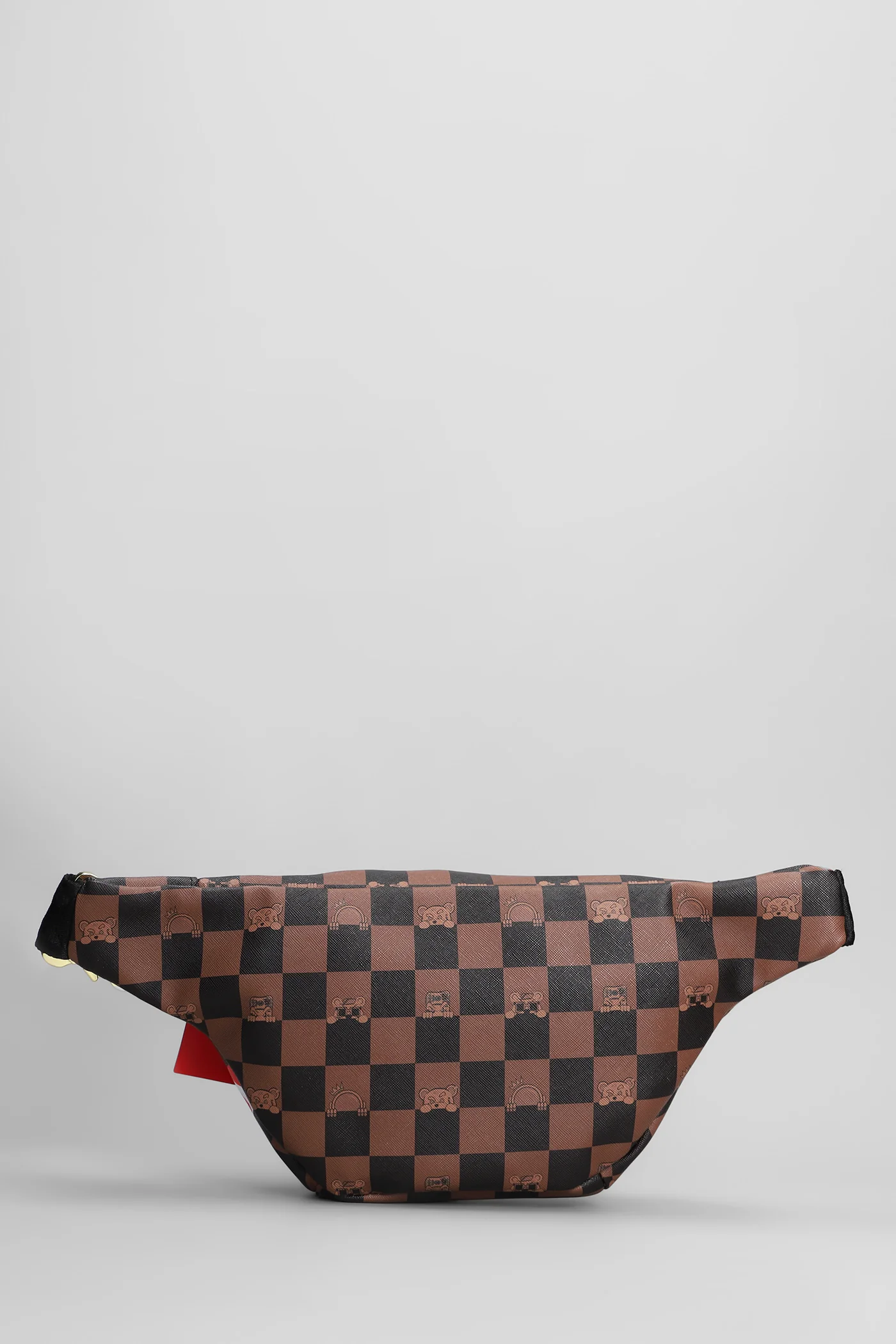 Waist Bag in brown PVC - Image 3