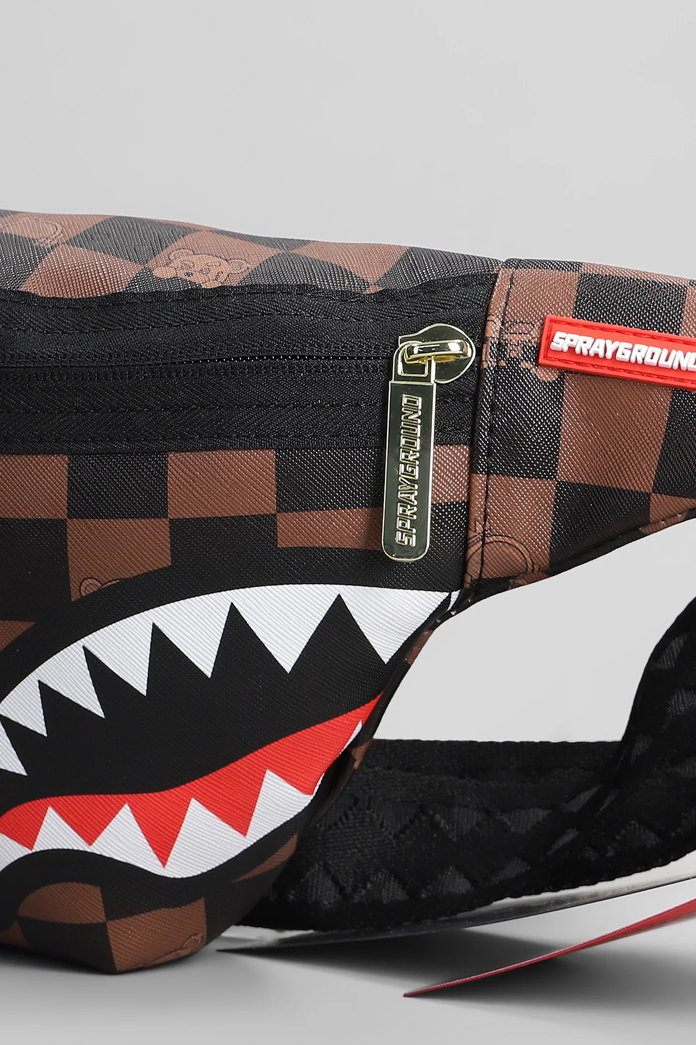 Waist Bag in brown PVC - Image 4