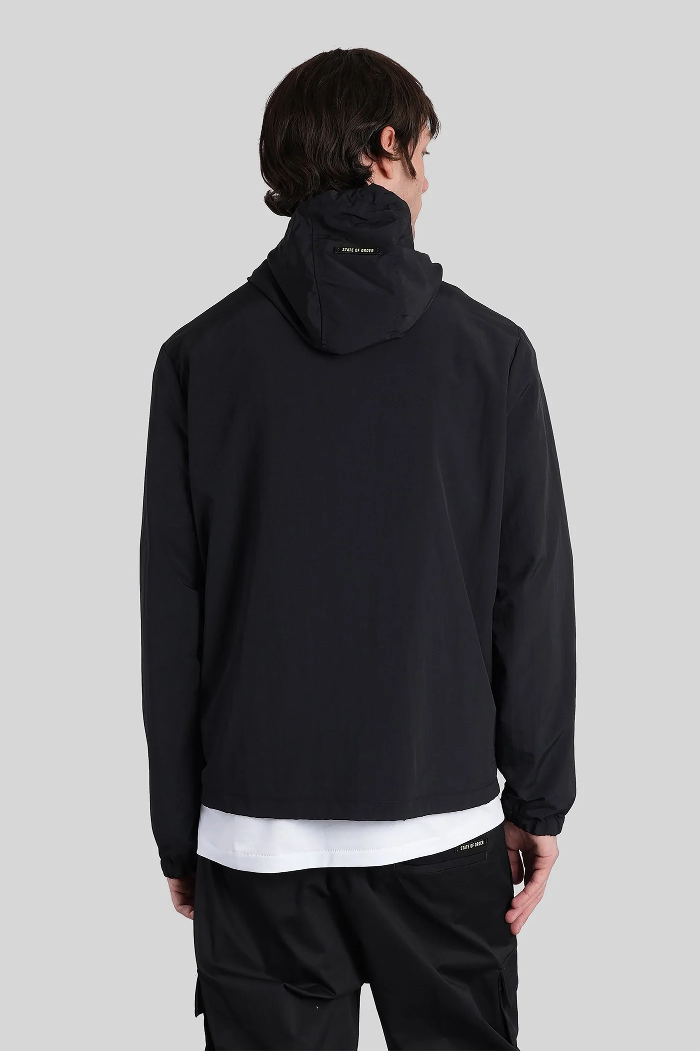 Ataka Casual jacket in black nylon - Image 3