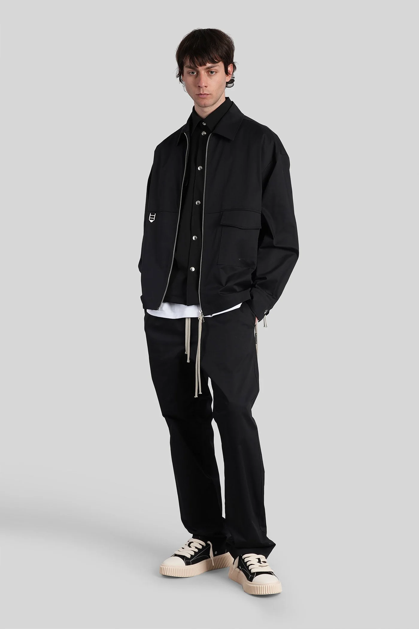 Buffalo Pants in black cotton - Image 2