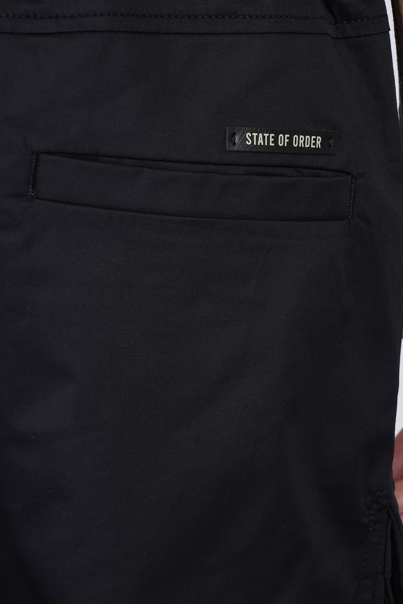 Courier Pants in black cotton - Image 5