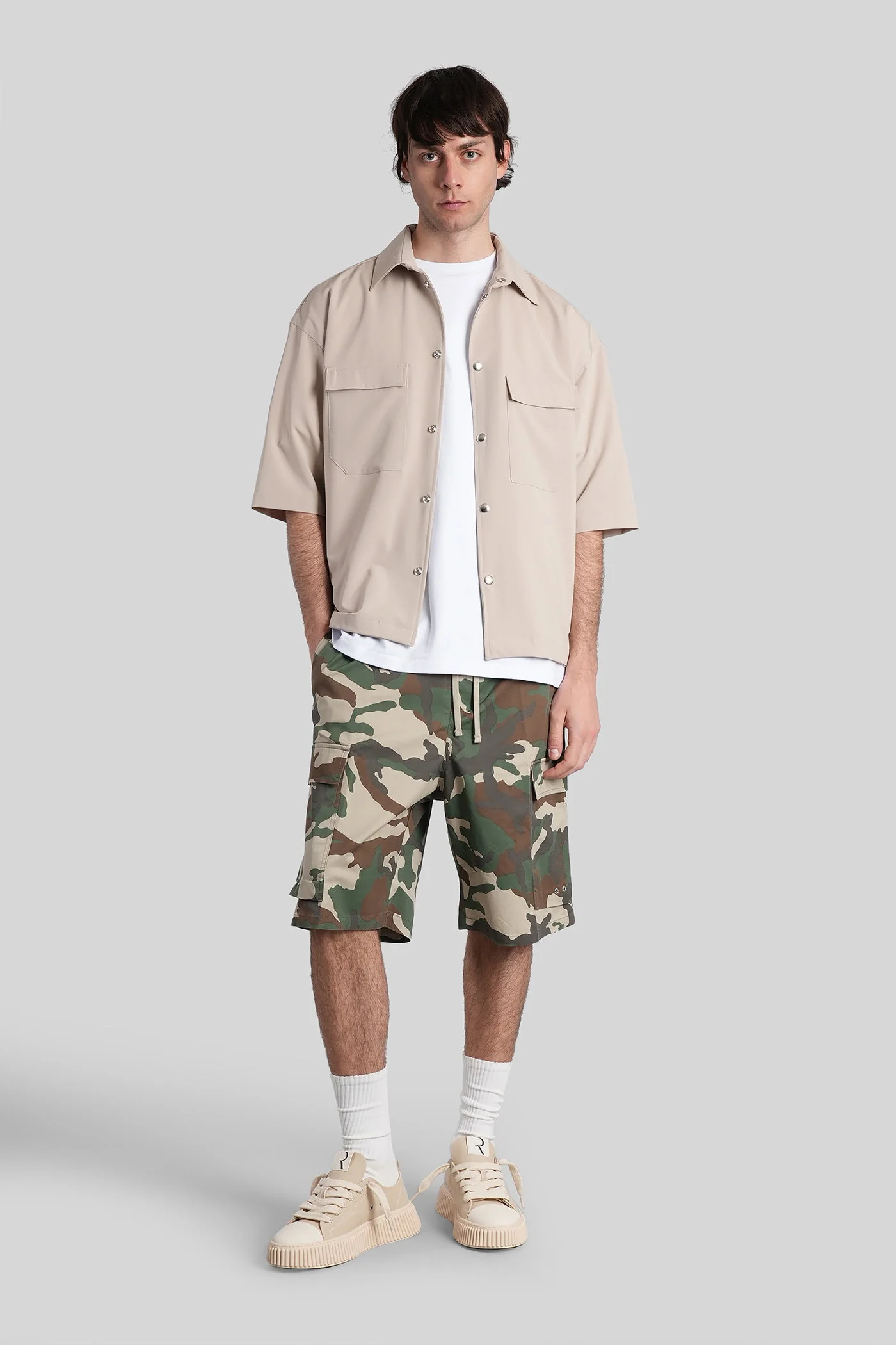 Half apache Shirt in beige polyester - Image 2