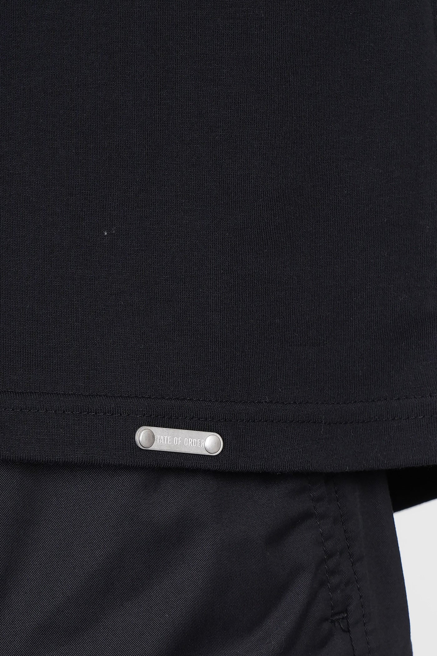 Indian T-Shirt in black cotton - Image 5