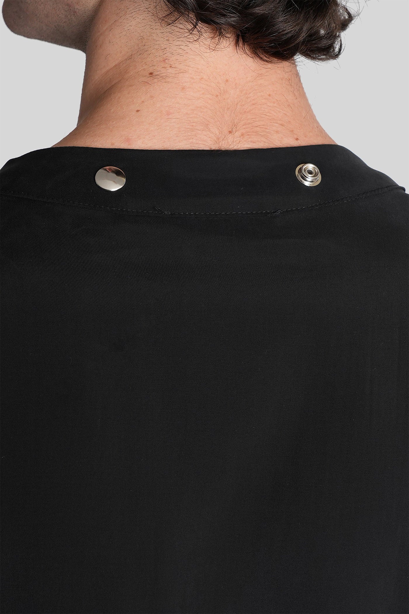 Kimono Casual jacket in black polyamide polyester - Image 5