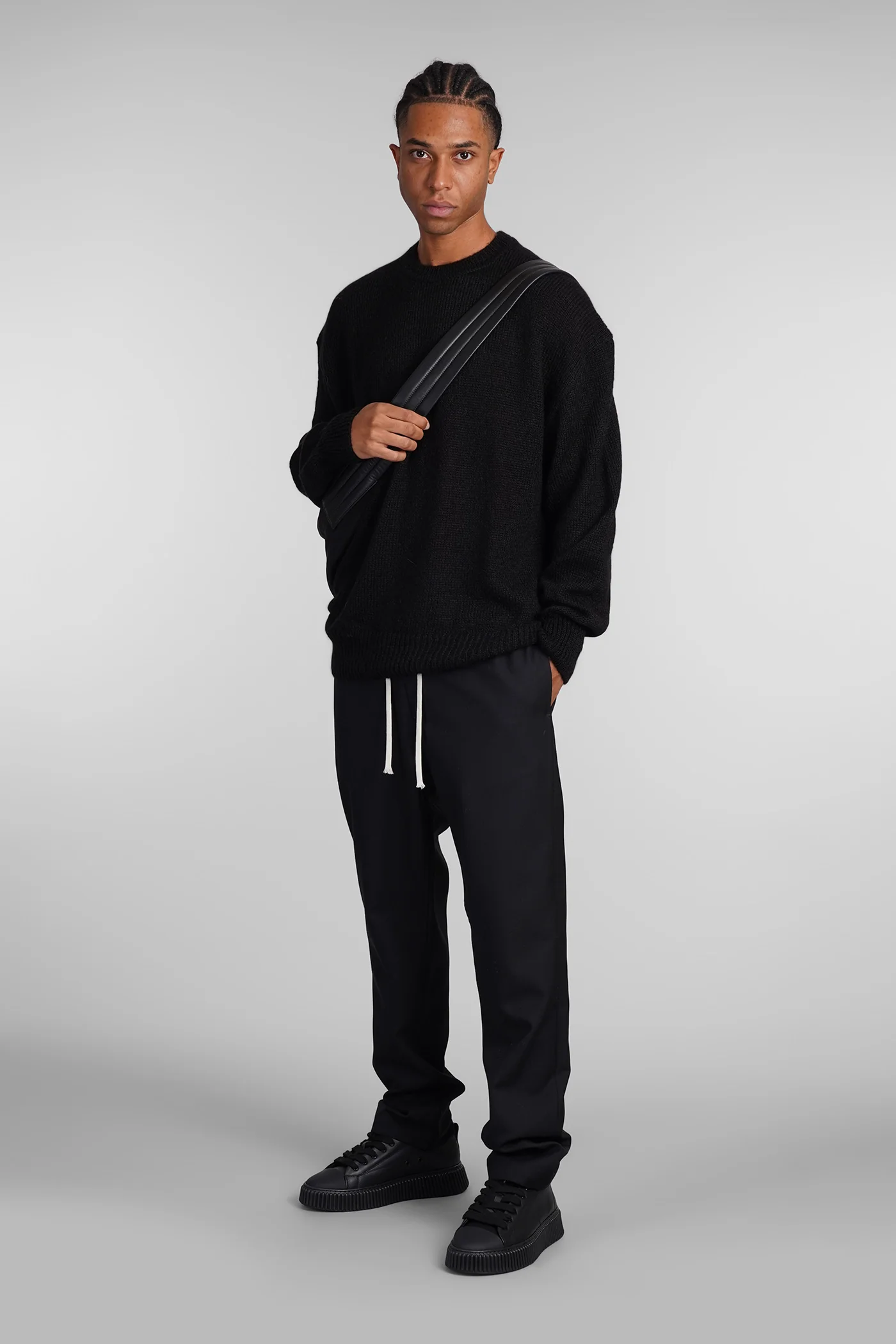 Knitwear in black Mohair - Image 2