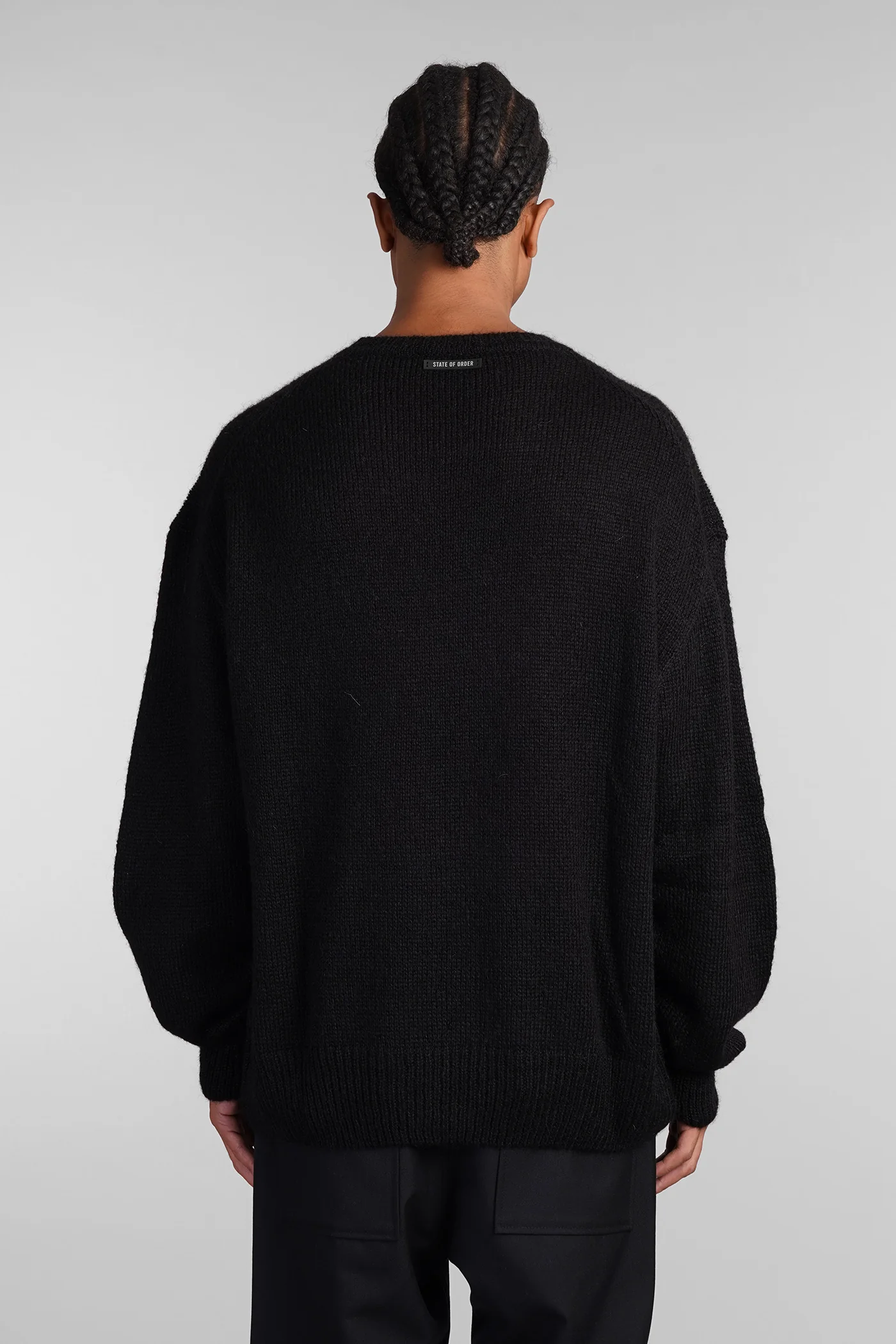 Knitwear in black Mohair - Image 3