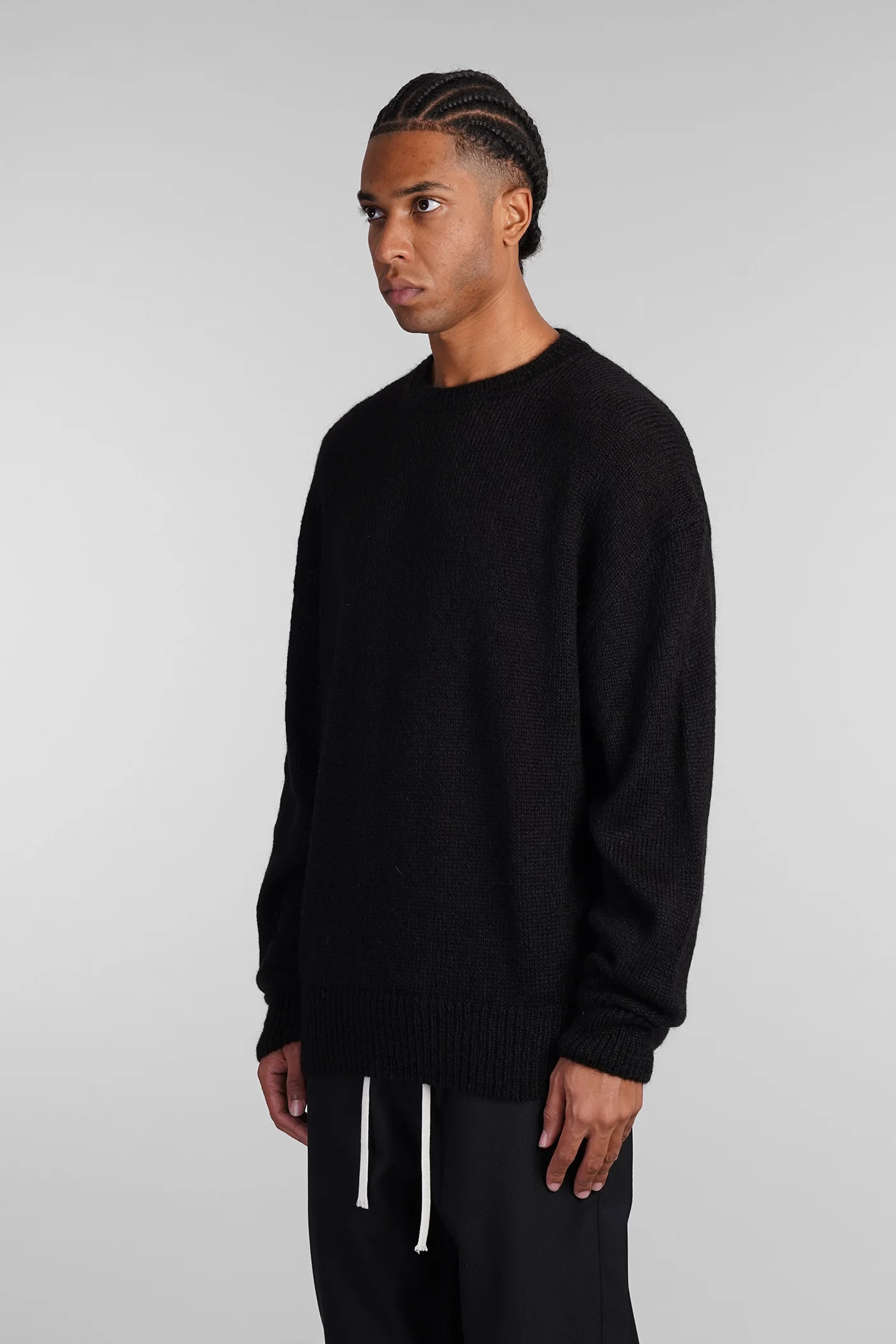 Knitwear in black Mohair - Image 4