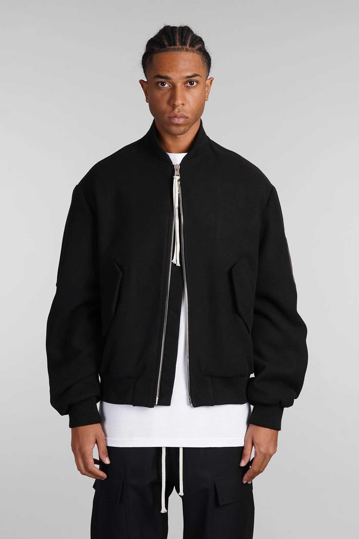 Ma 5 Bomber Jacket in black polyester