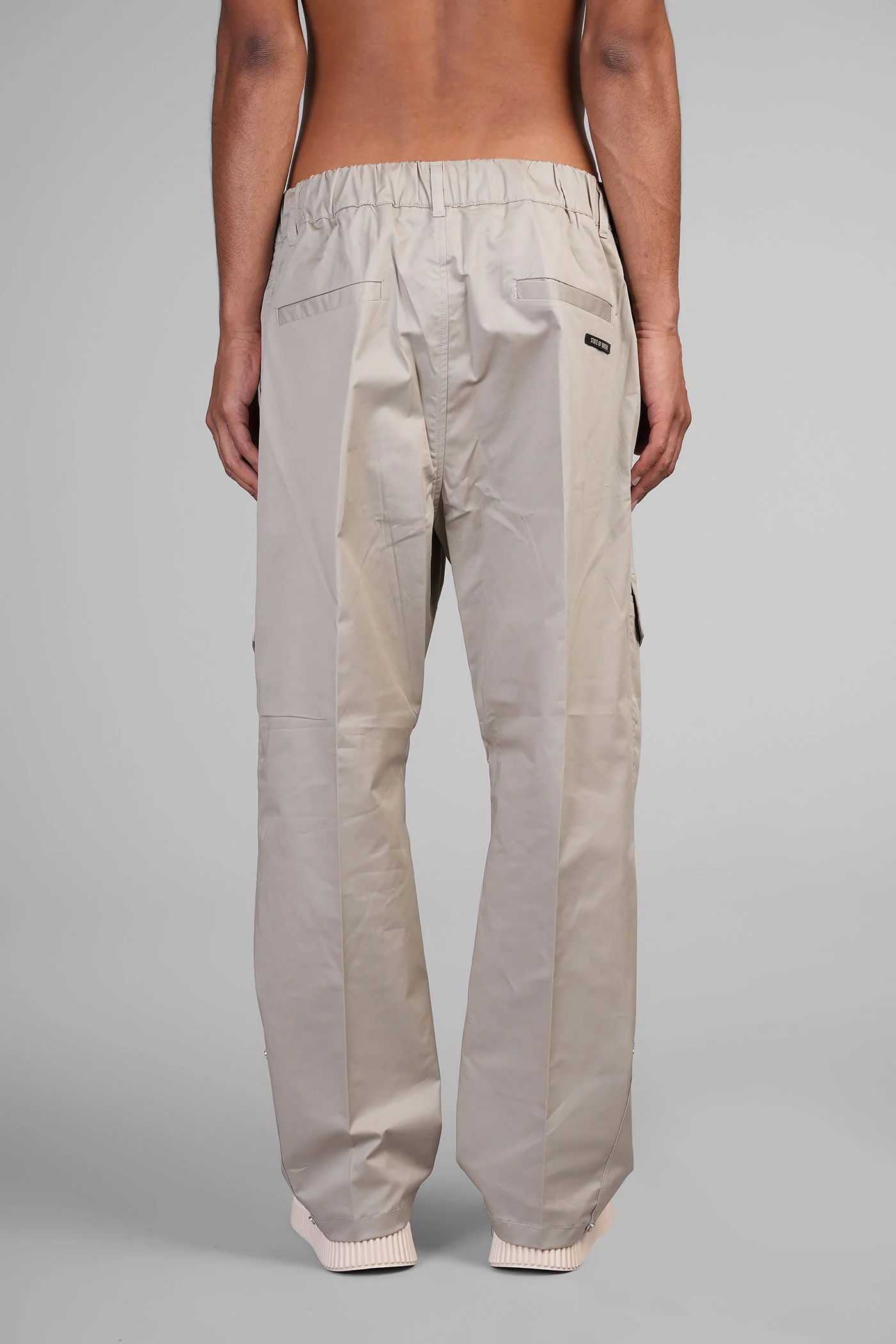 Pants in beige cotton - Image 3