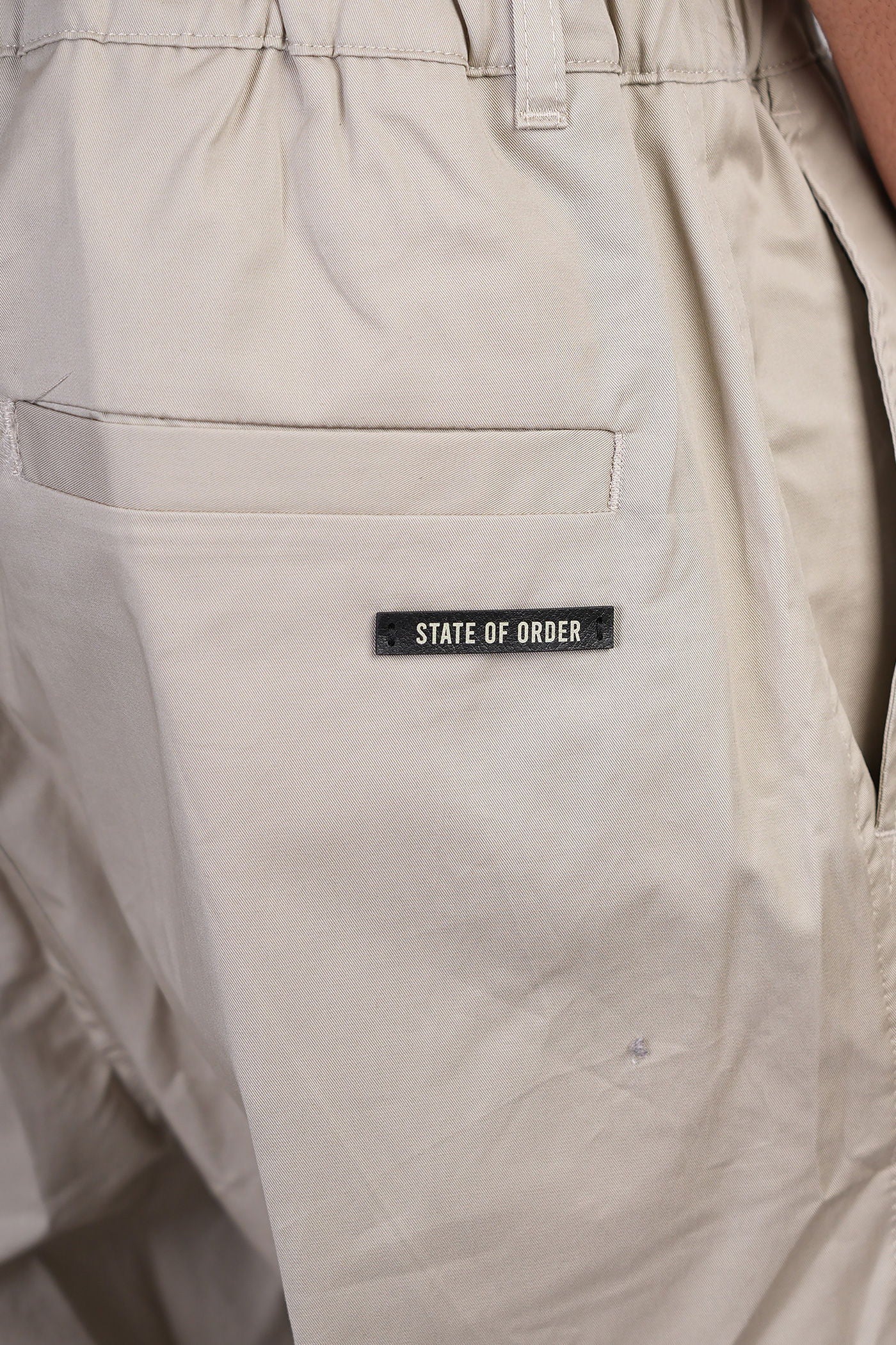 Pants in beige cotton - Image 5