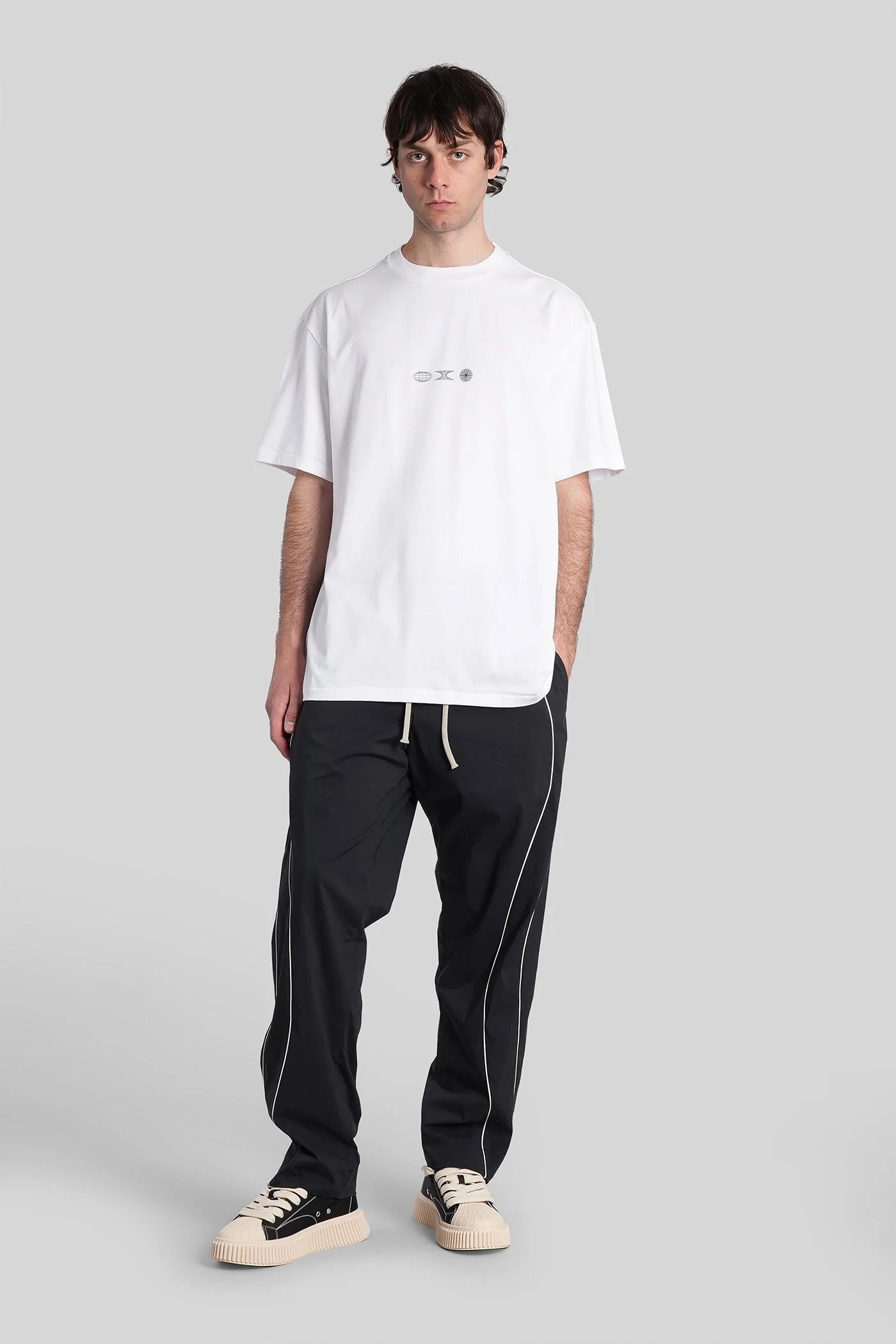 Para wave Pants in black cotton - Image 2