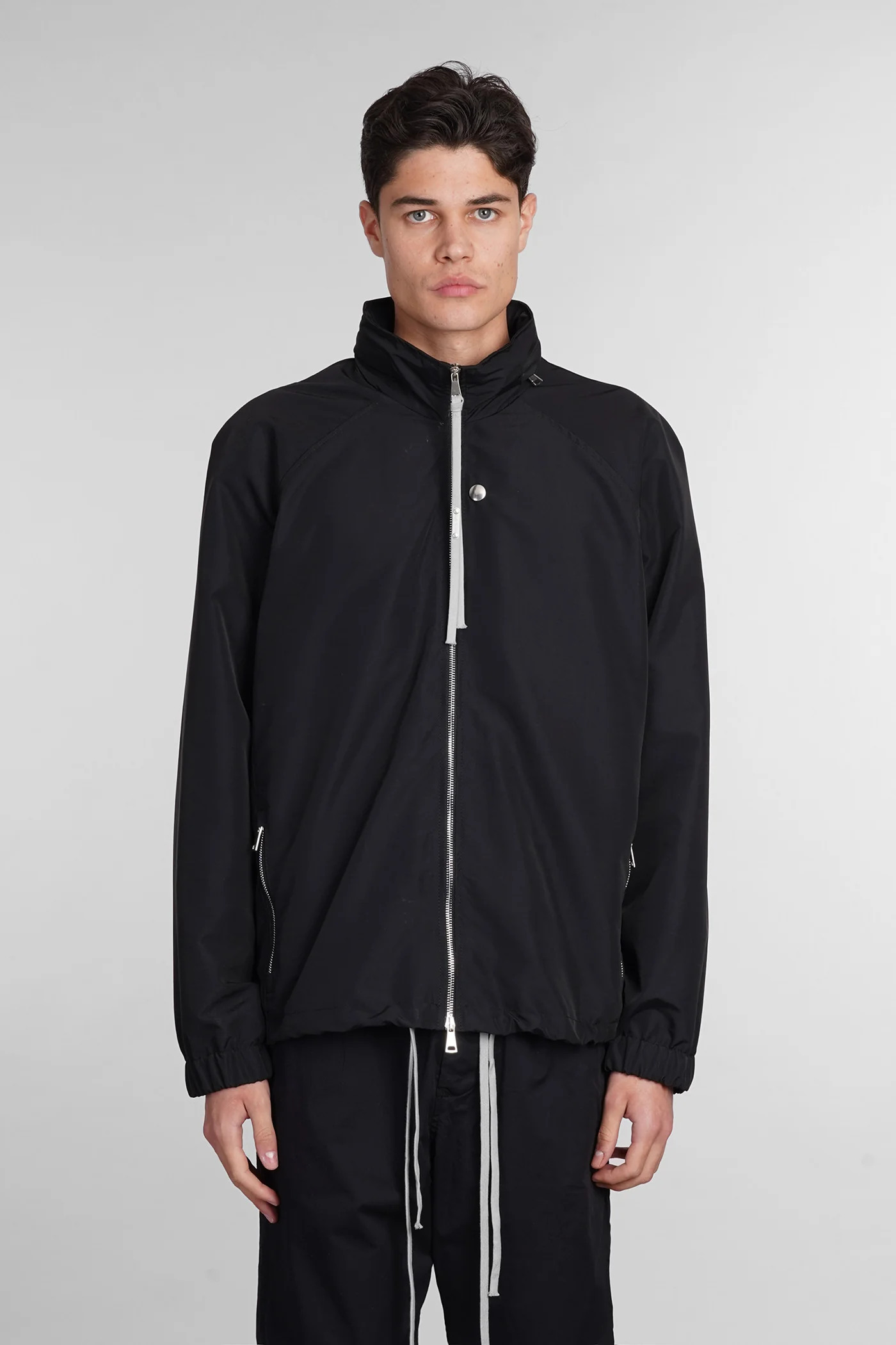 Seattle nylon jet Casual jacket in black nylon