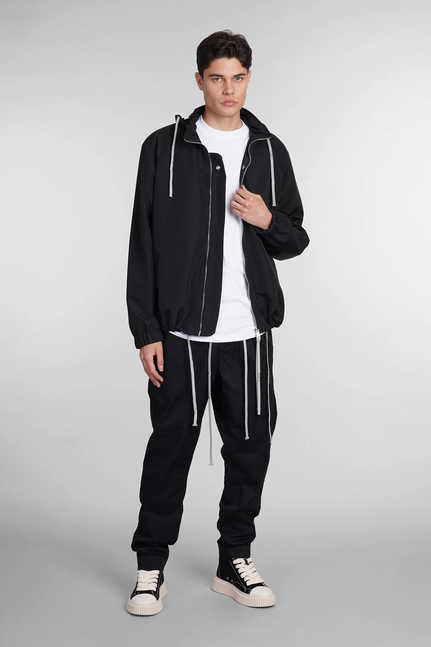 Seattle nylon jet Casual jacket in black nylon - Image 2
