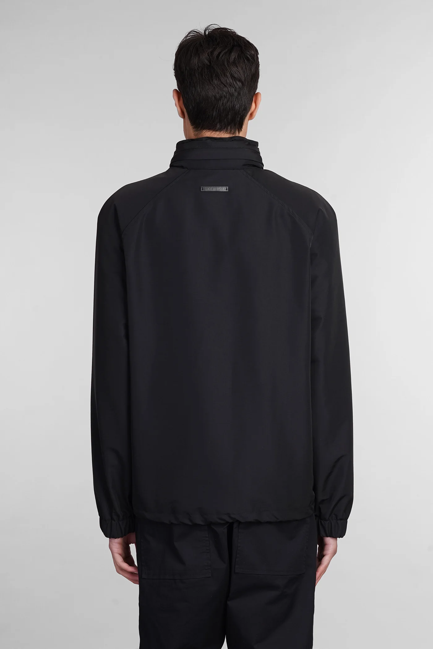 Seattle nylon jet Casual jacket in black nylon - Image 3